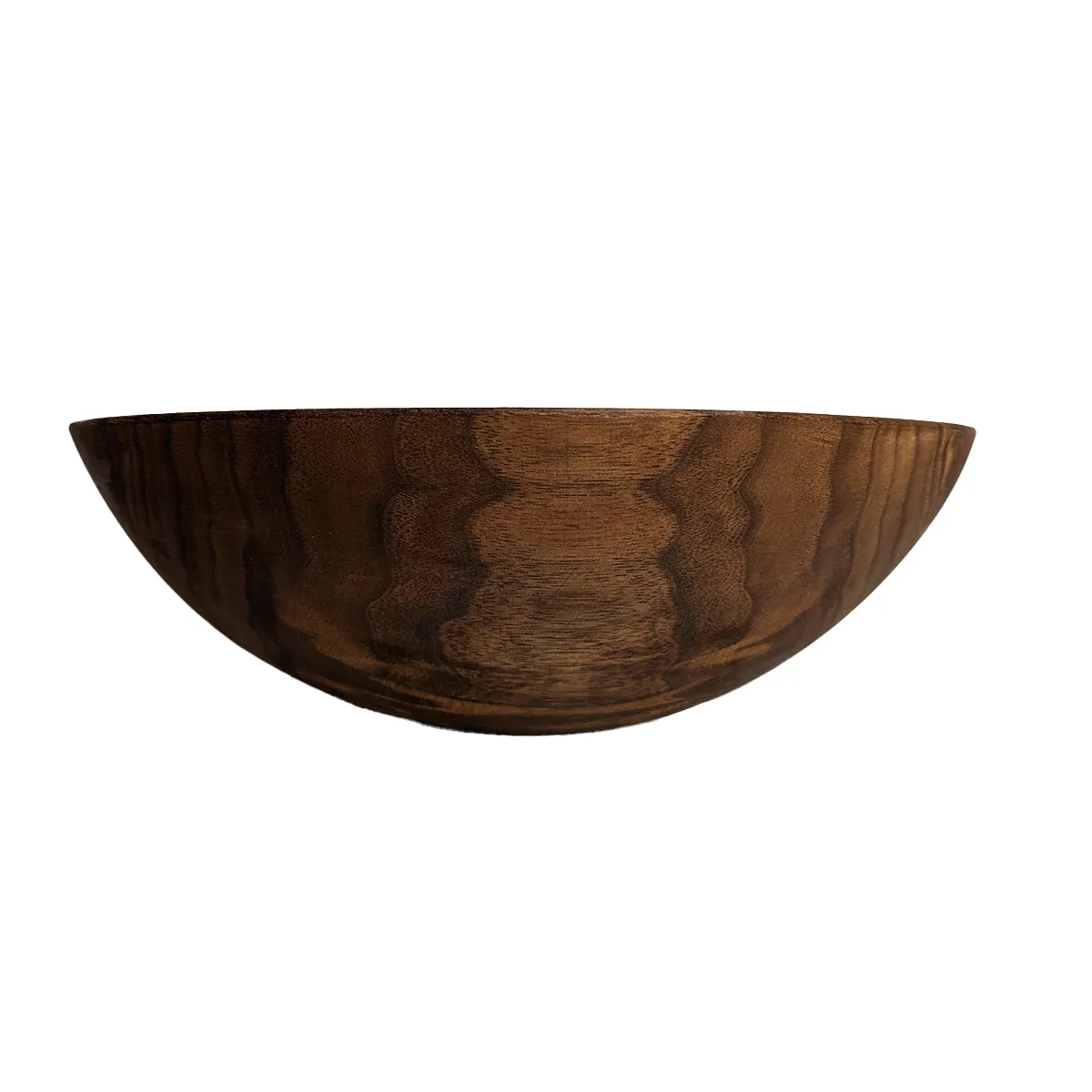 13" Black Walnut Round Bowl