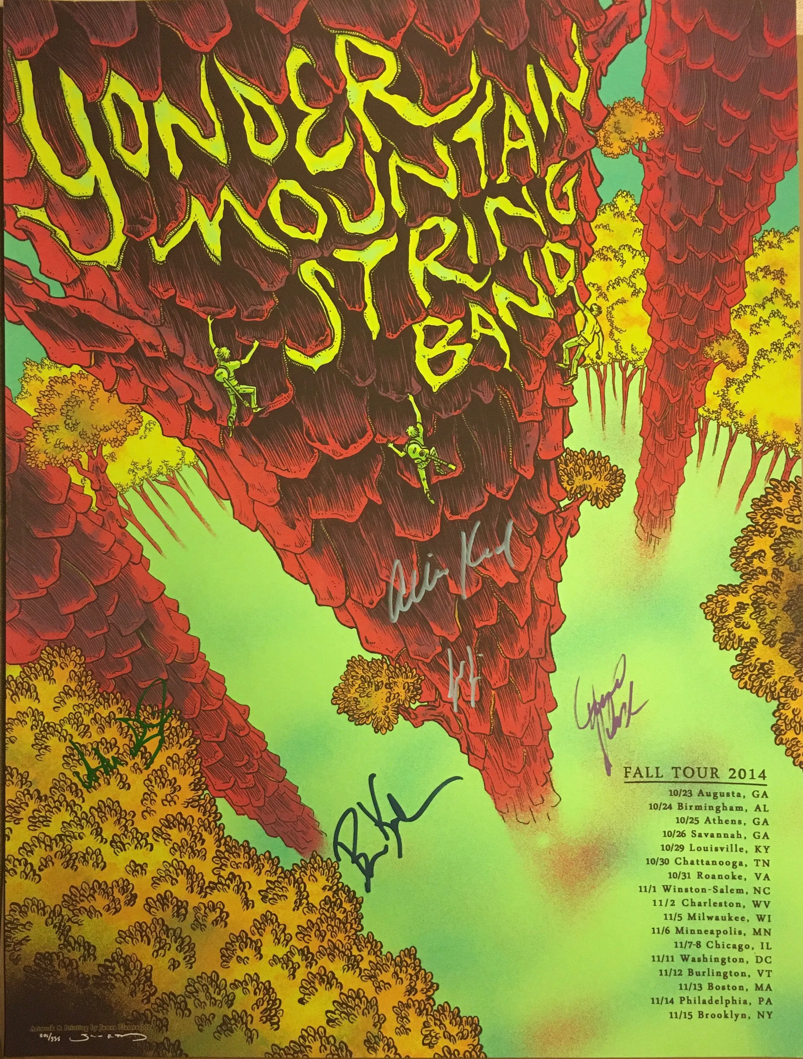 2014 Fall Tour Poster