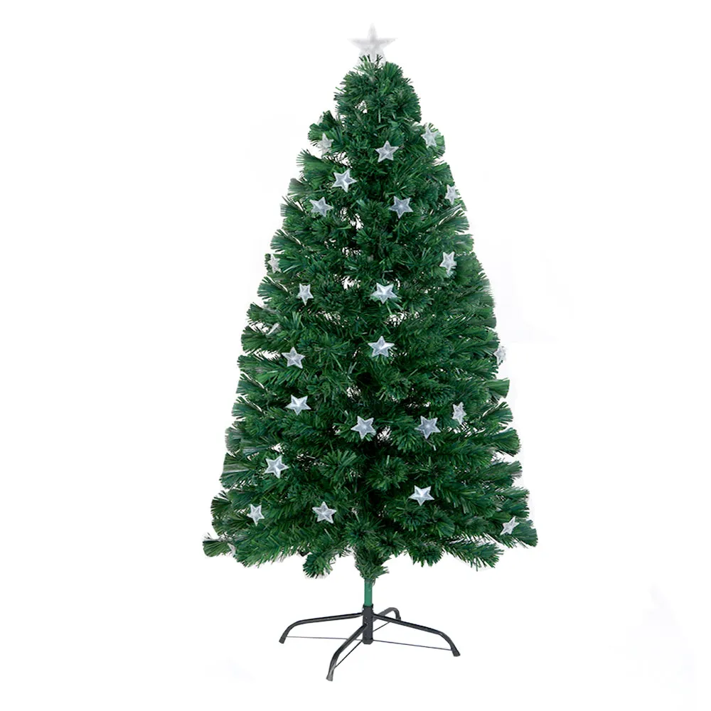 5FT LED Optic-Fibre Xmas Tree Multi-Color Lights - Jingle Jollys