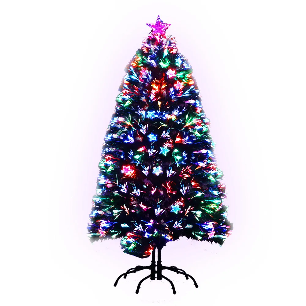 5FT LED Optic-Fibre Xmas Tree Multi-Color Lights - Jingle Jollys