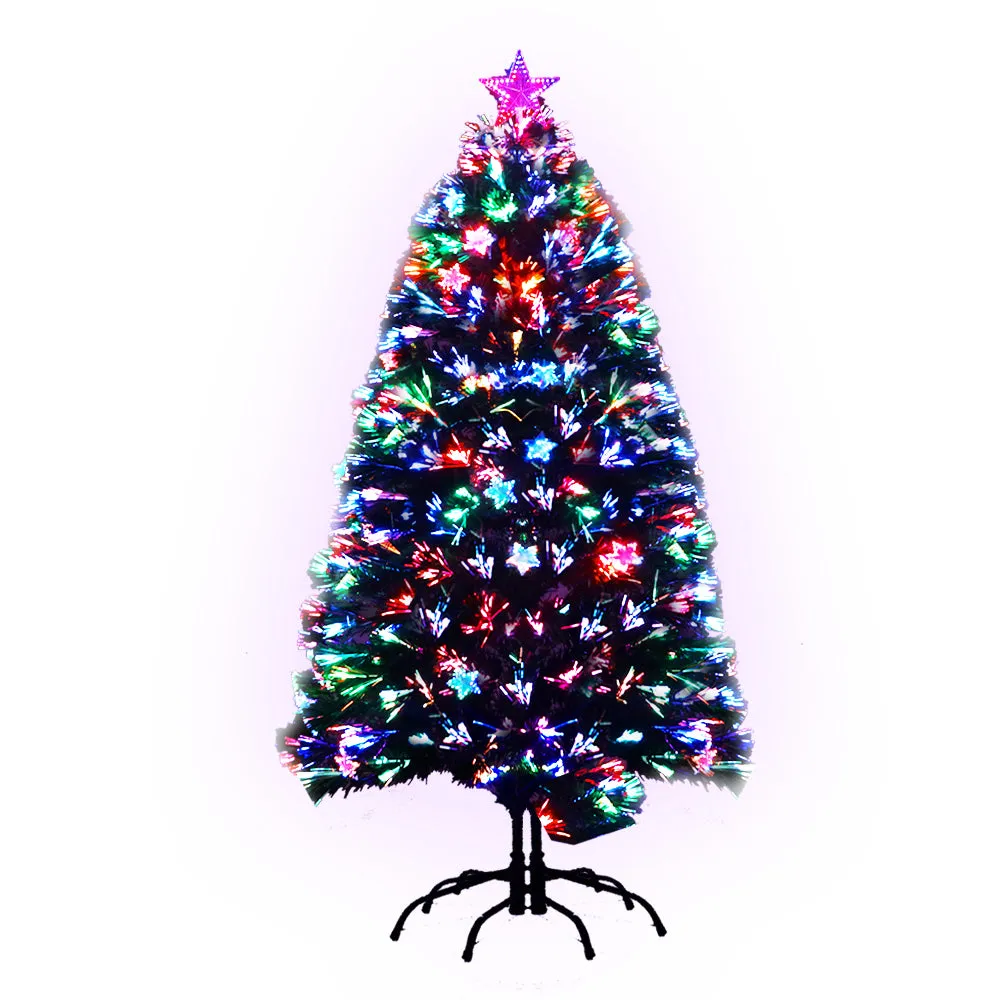 5FT LED Optic-Fibre Xmas Tree Multi-Color Lights - Jingle Jollys