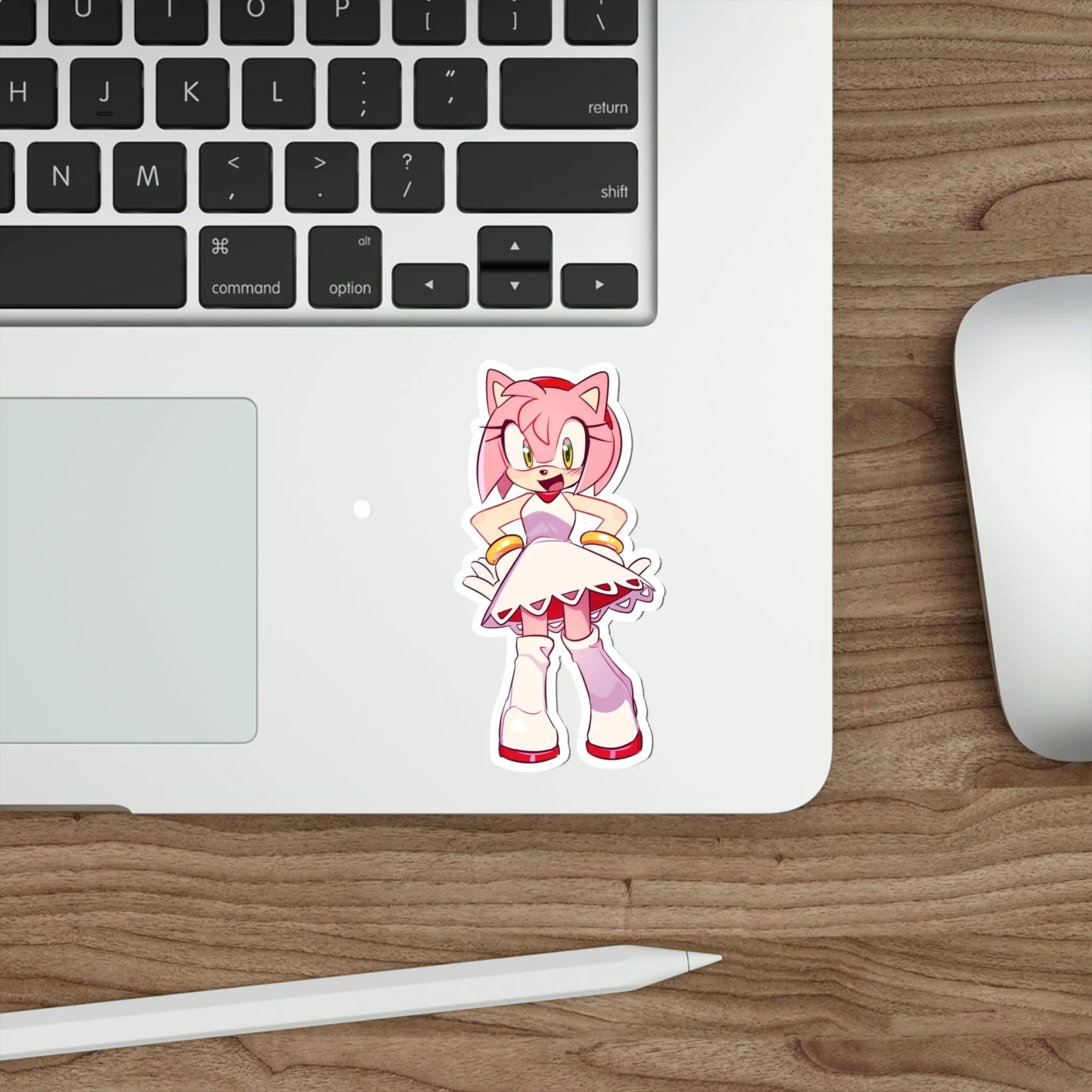 Amy Rose Sonic Waterproof Sticker - Weatherproof Vinyl Car Decal