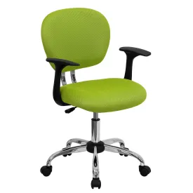 Apple GRN Mid-Back Task Chair H-2376-F-GN-ARMS-GG