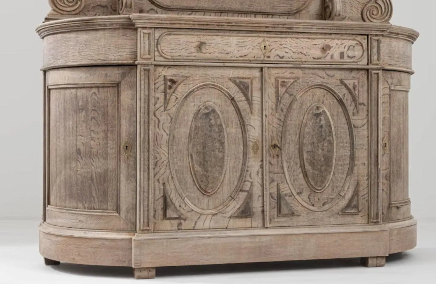 Arched French Antique Buffet Hutch, Circa 1850