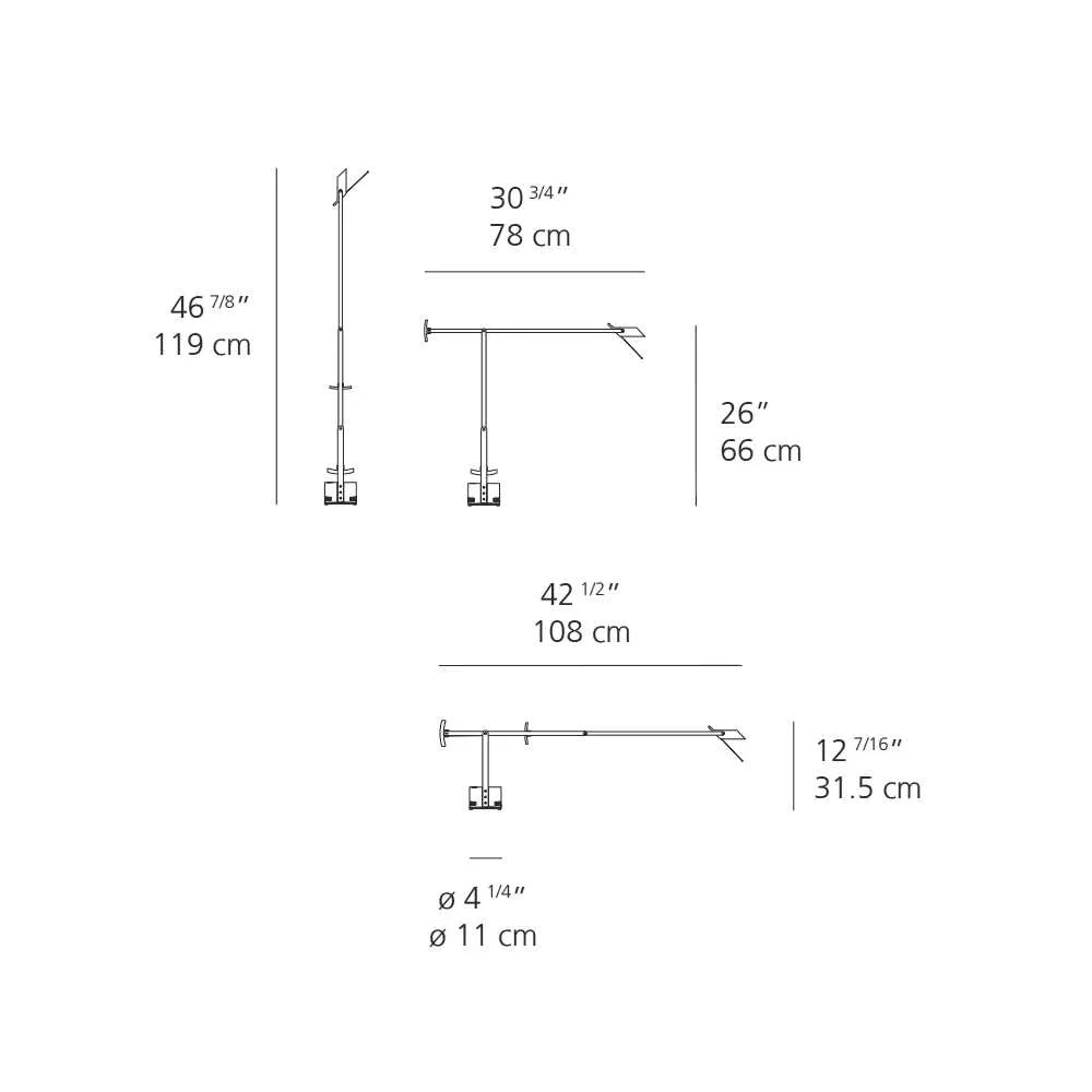 Artemide Tizio LED table lamp LED