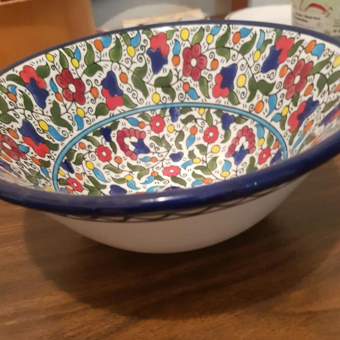 Beautiful Ceramic Bowl for serving or decoration.