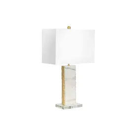 Benicia Marble Table Lamp - Gold