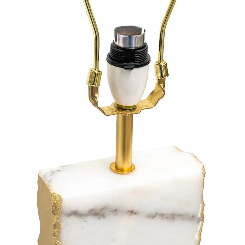 Benicia Marble Table Lamp - Gold