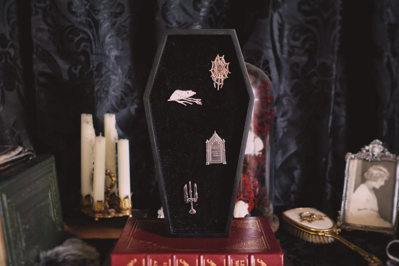 Black Classic | Coffin Pin Board — Various Sizes