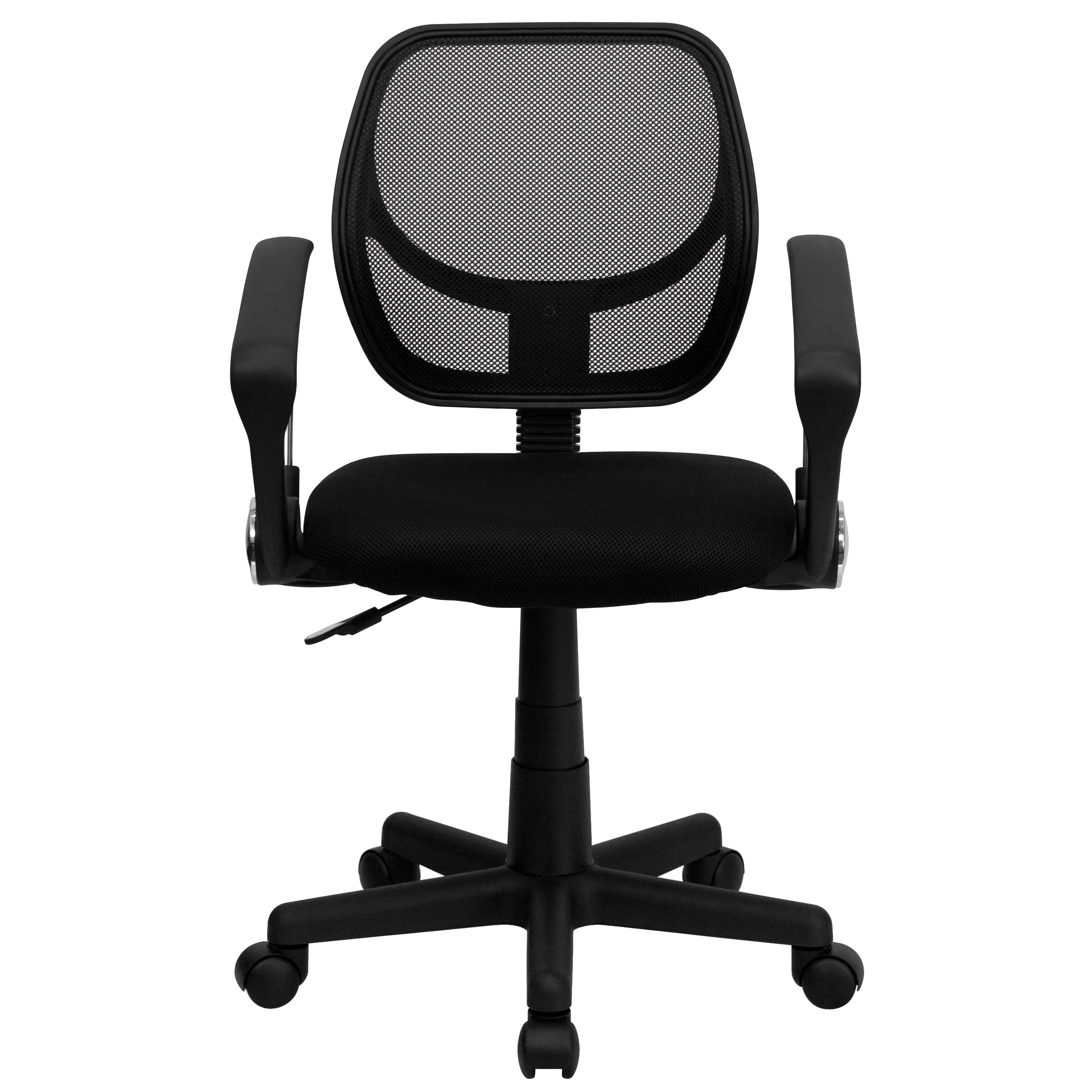 Black Low Back Task Chair WA-3074-BK-A-GG