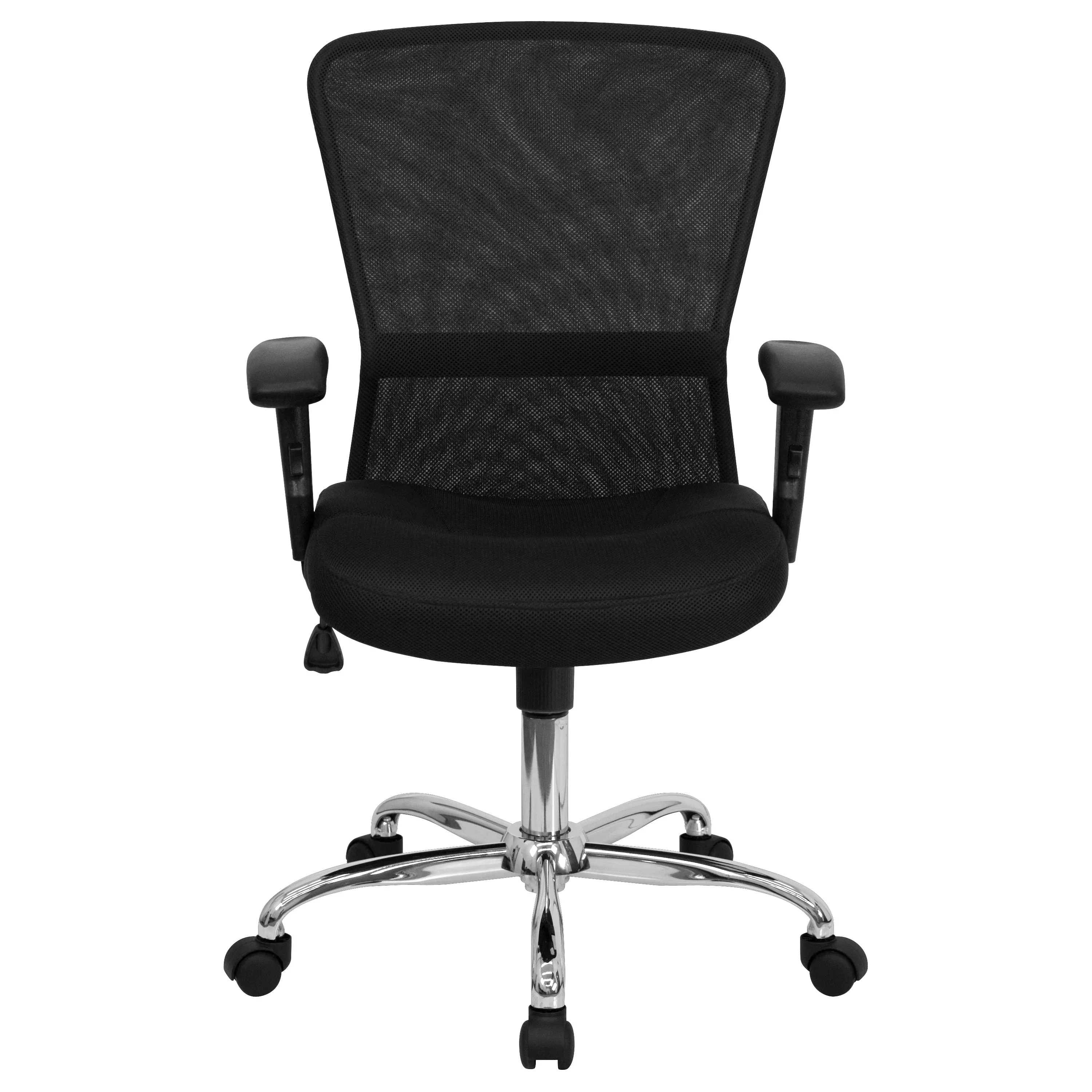 Black Mid-Back Task Chair GO-5307B-GG