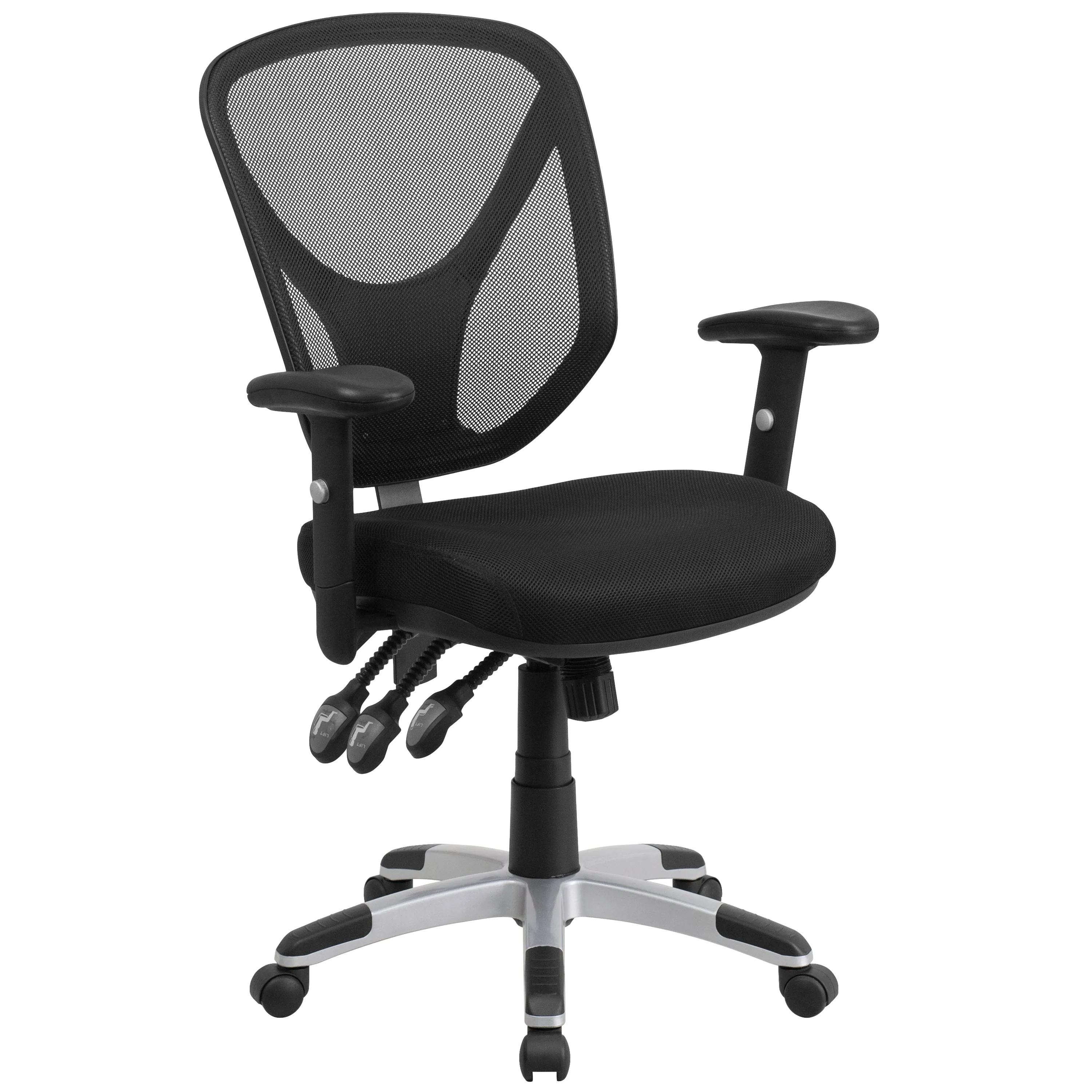 Black Mid-Back Task Chair GO-WY-89-GG