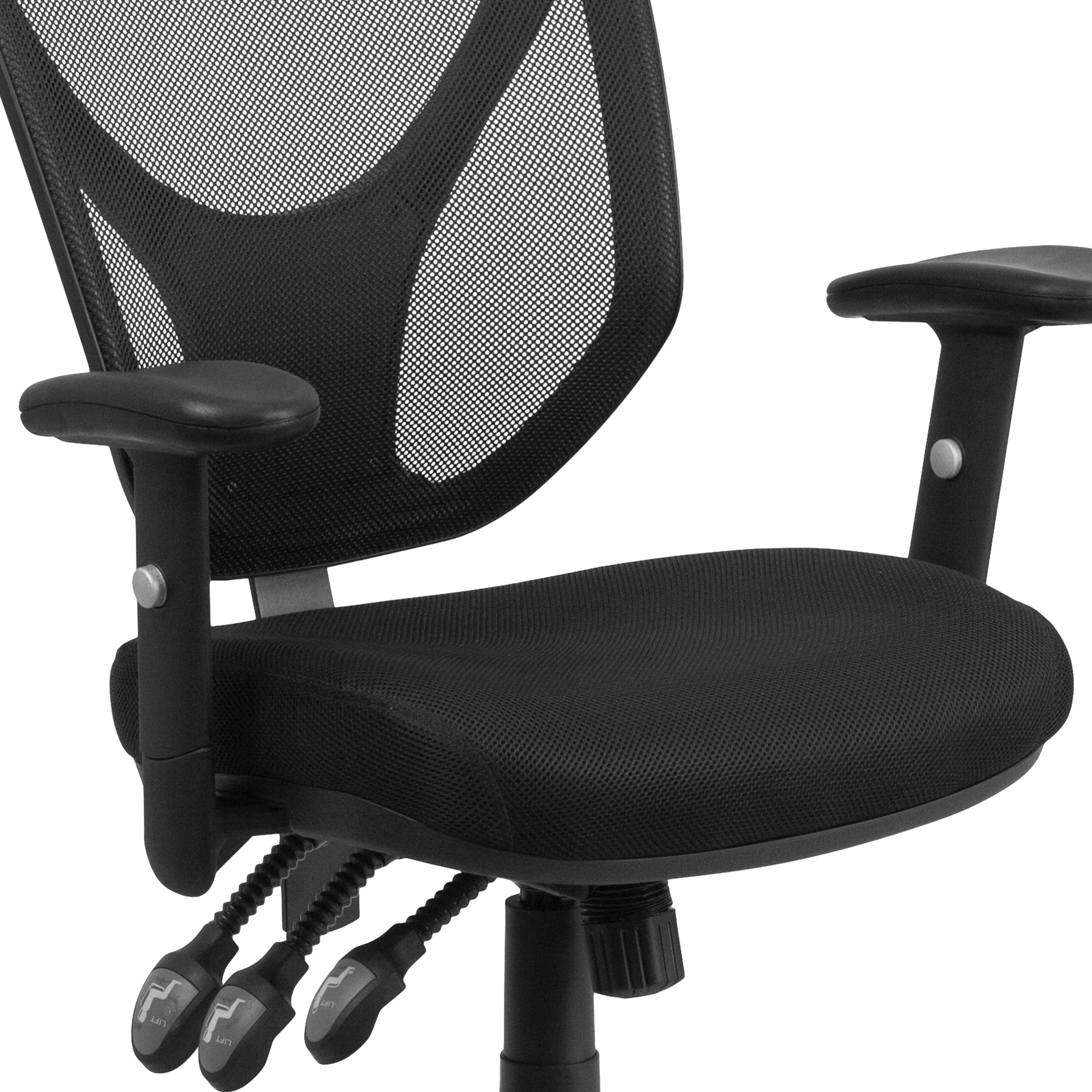 Black Mid-Back Task Chair GO-WY-89-GG