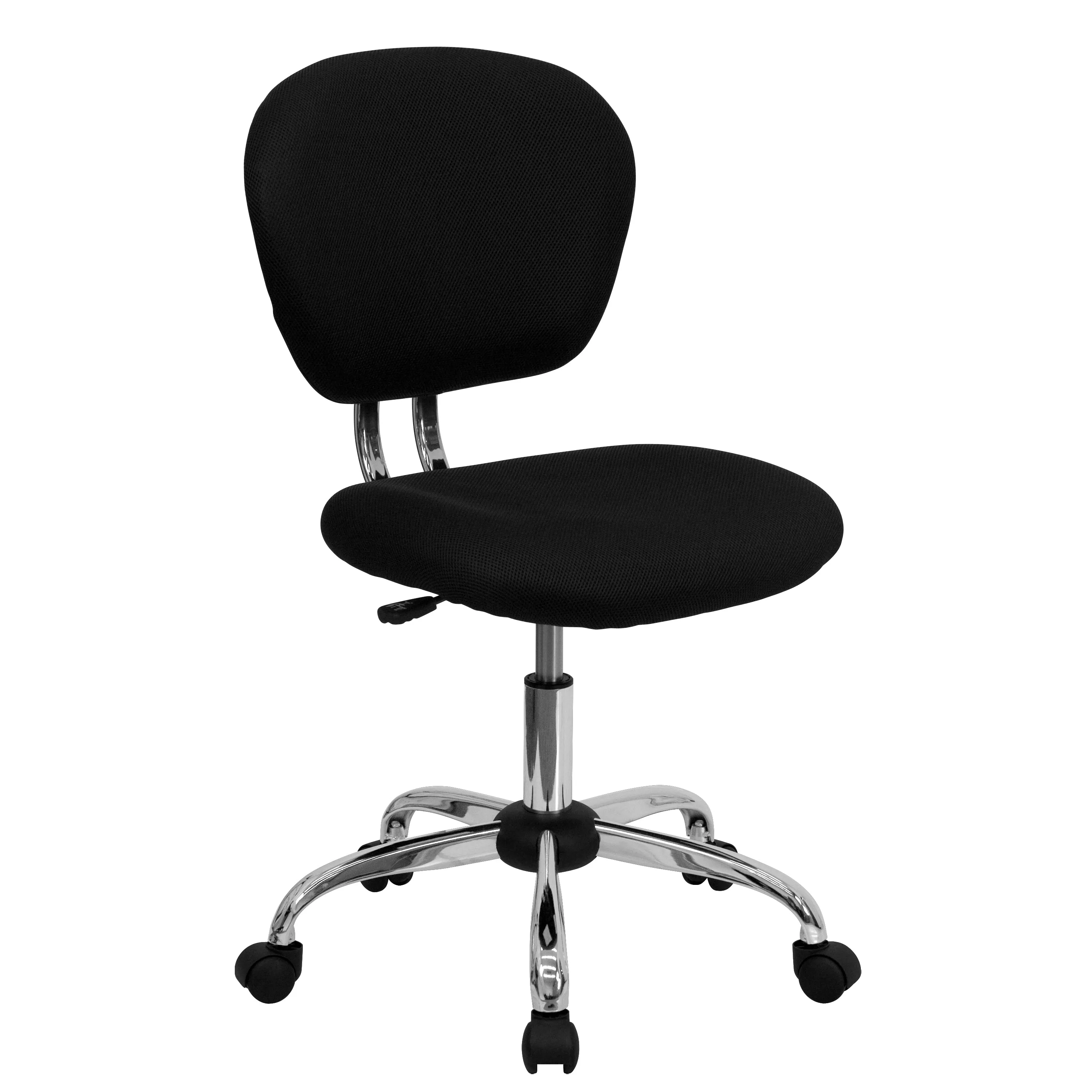 Black Mid-Back Task Chair H-2376-F-BK-GG