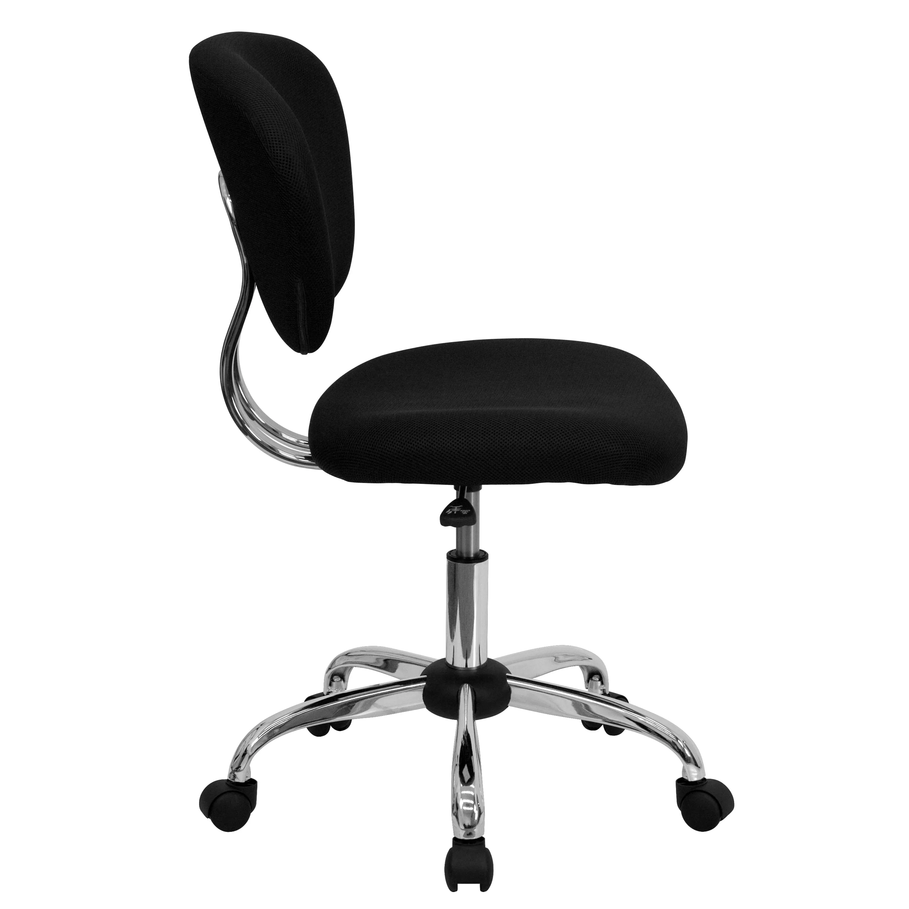 Black Mid-Back Task Chair H-2376-F-BK-GG