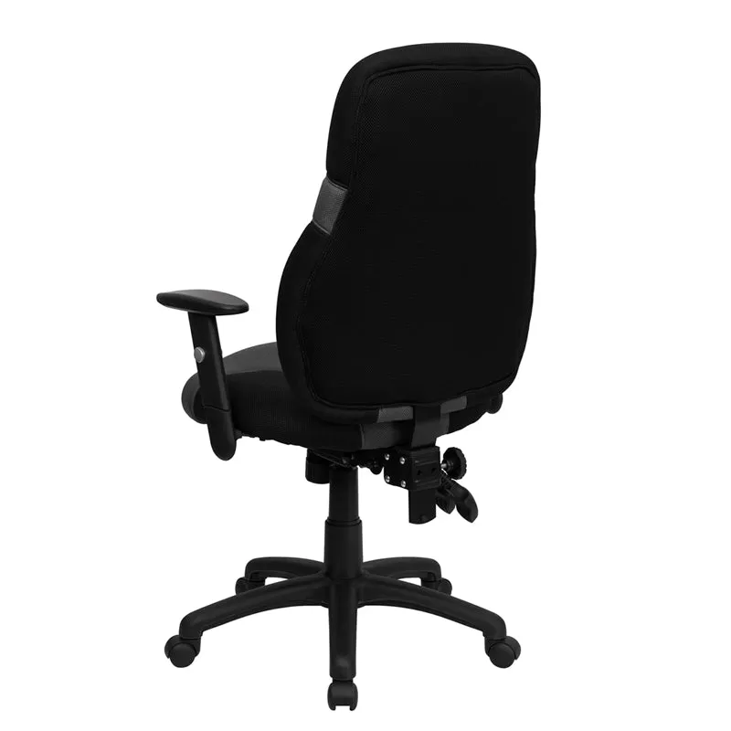 Black/Gray High Back Chair BT-6001-GYBK-GG