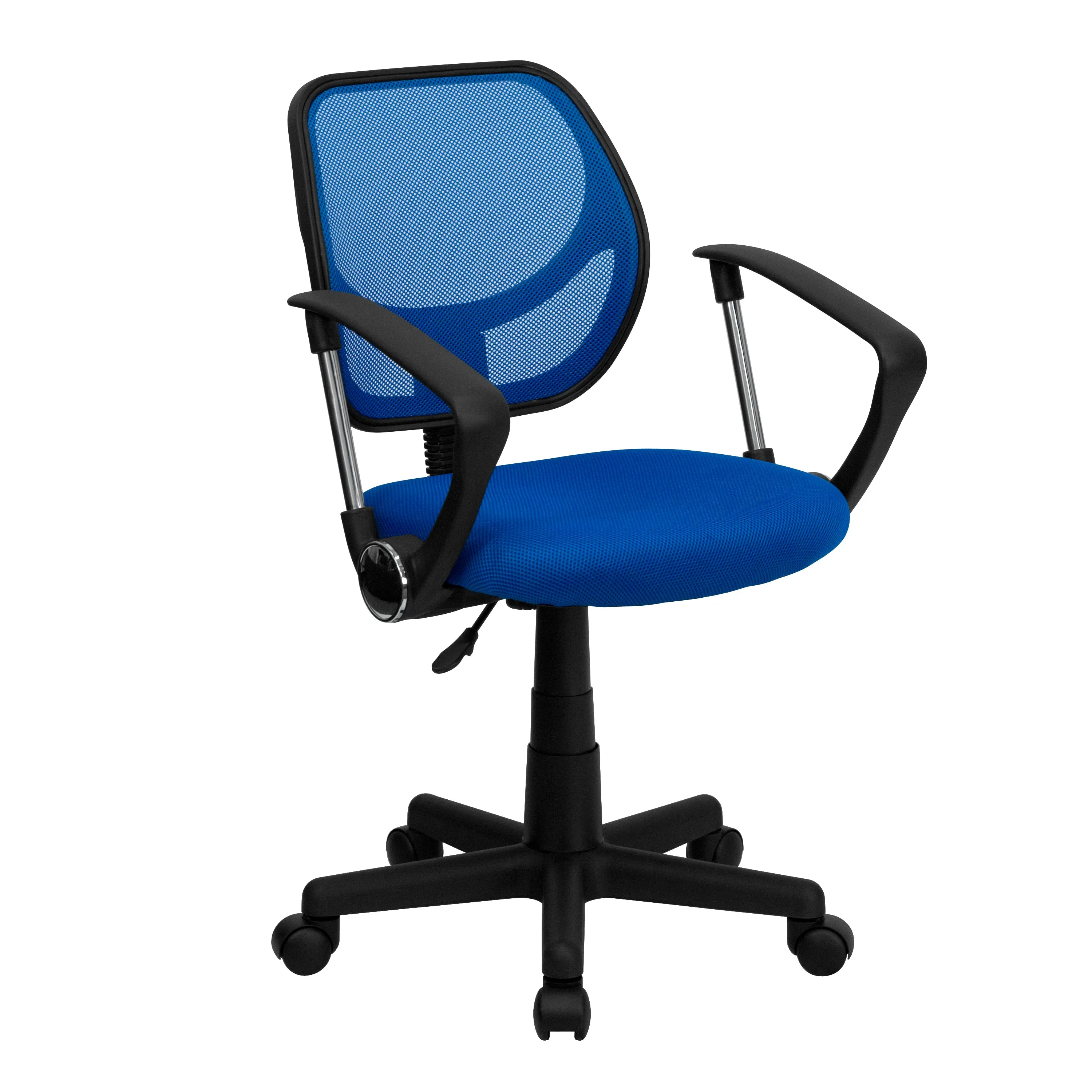 Blue Low Back Task Chair WA-3074-BL-A-GG