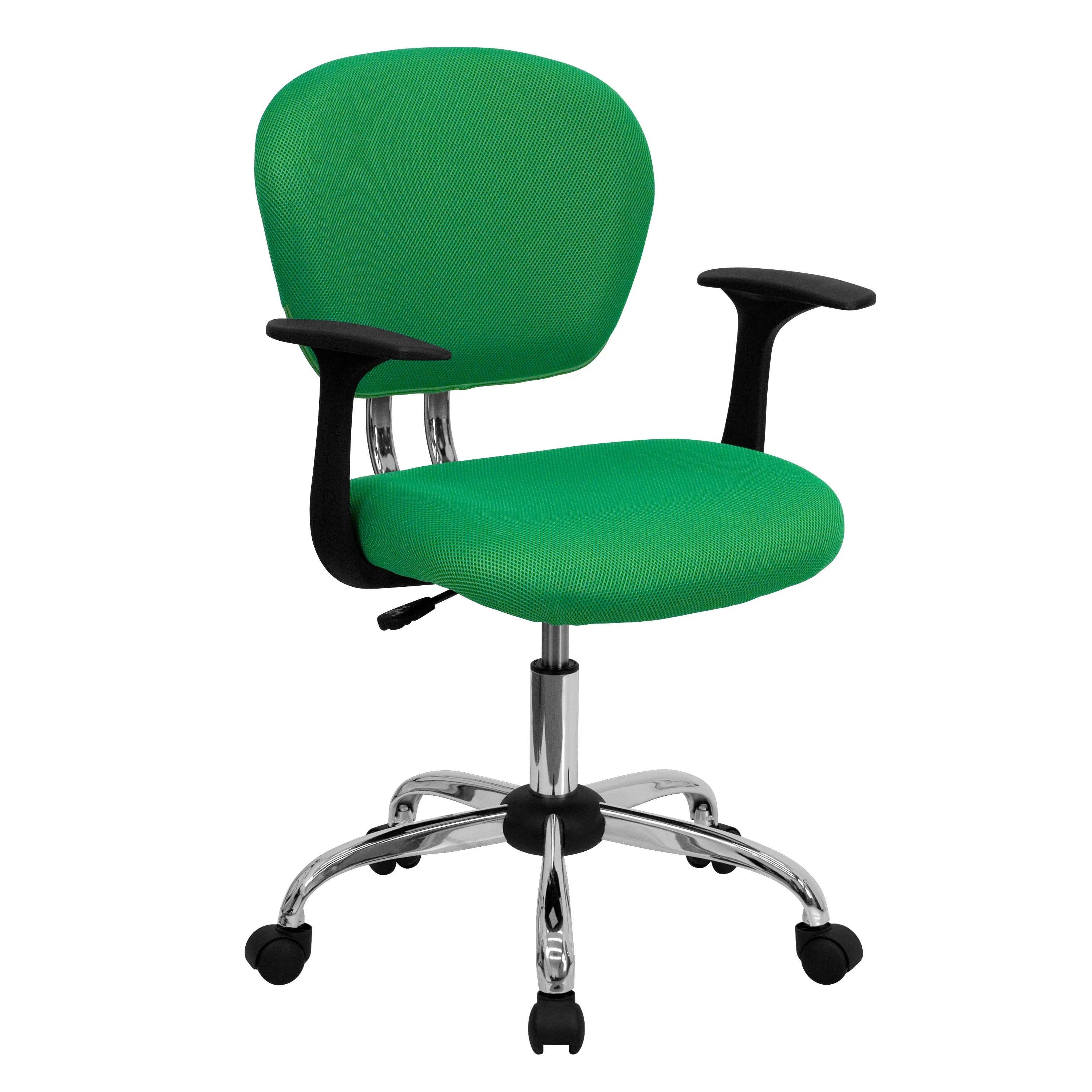 Bright Green Mid-Back Task H-2376-F-BRGRN-ARMS-GG