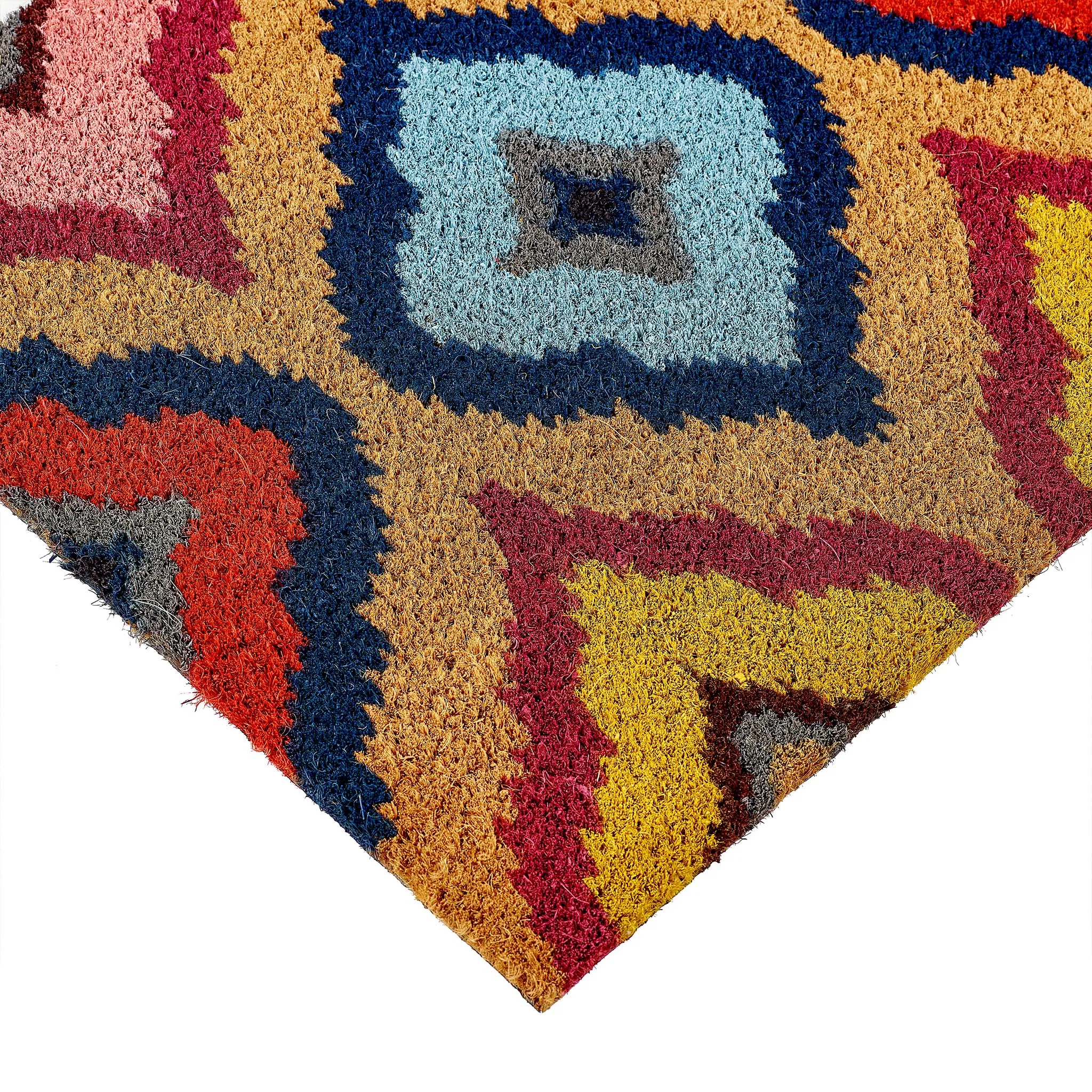 Bright Ikat Coir