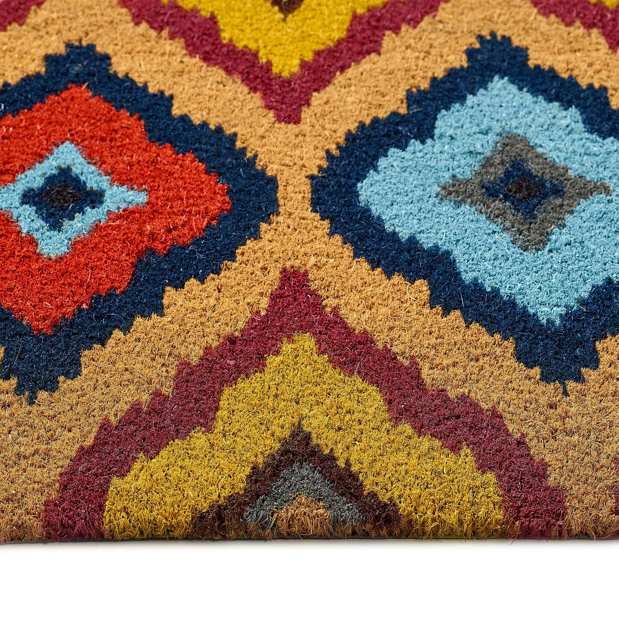 Bright Ikat Coir