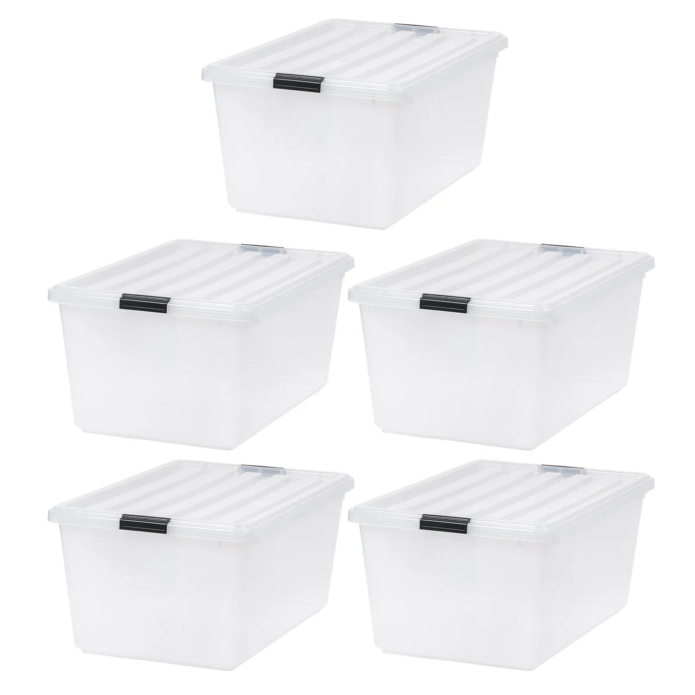 Buckle Down Storage Box - 68 QT 5 Pack