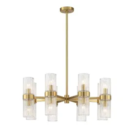 Charlotte 16 Light Chandelier - Brass