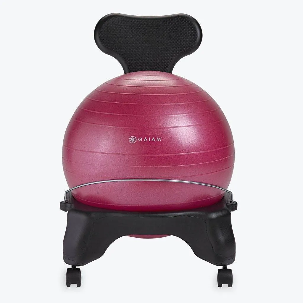 Classic Balance Yoga Ergonomic Ball Chair for Office or Home