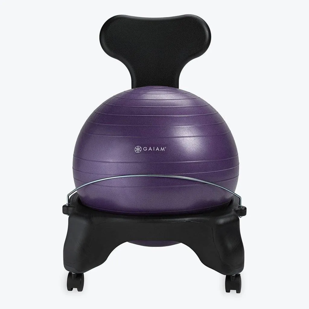 Classic Balance Yoga Ergonomic Ball Chair for Office or Home