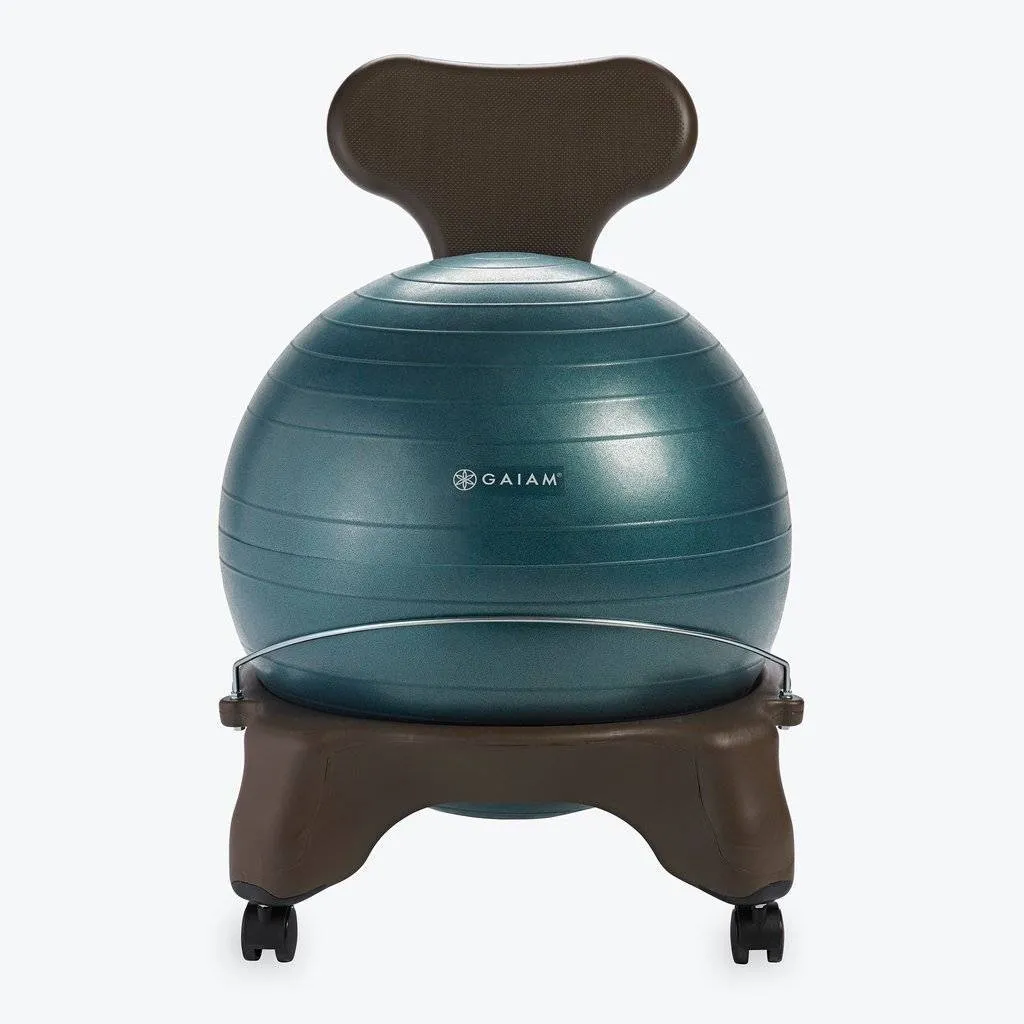 Classic Balance Yoga Ergonomic Ball Chair for Office or Home