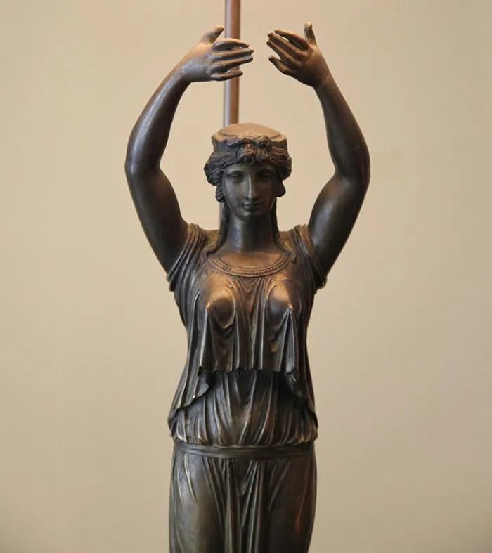 Classical Figure of a Greek Woman Table Lamp