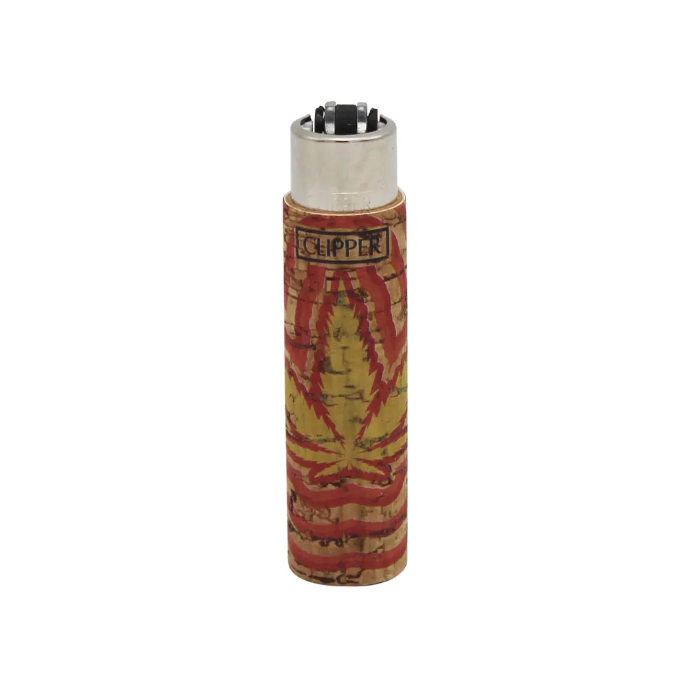 Clipper Cork Lighter - Radiant Coloured Leaf