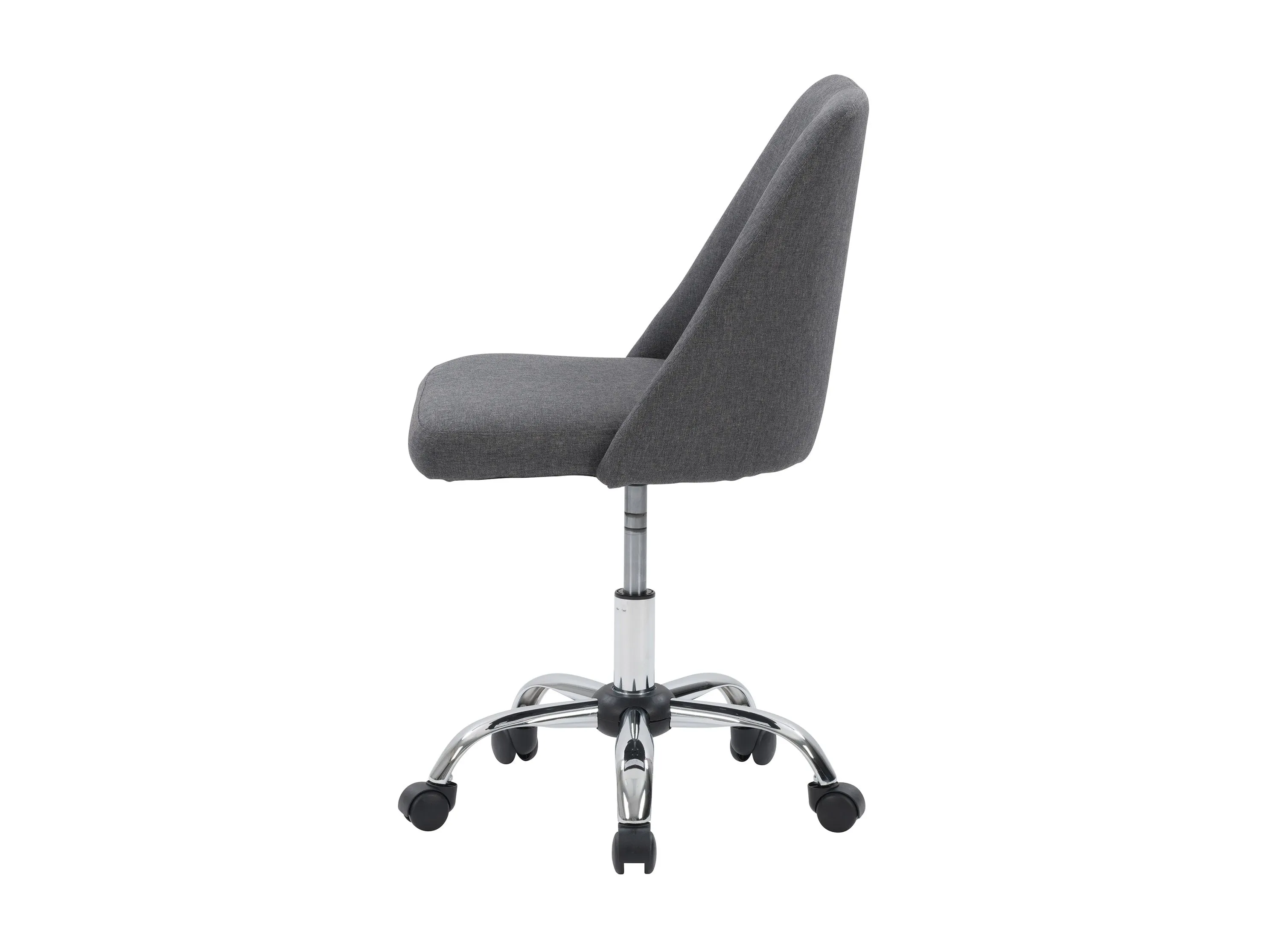 Dark Grey Armless Office Chair