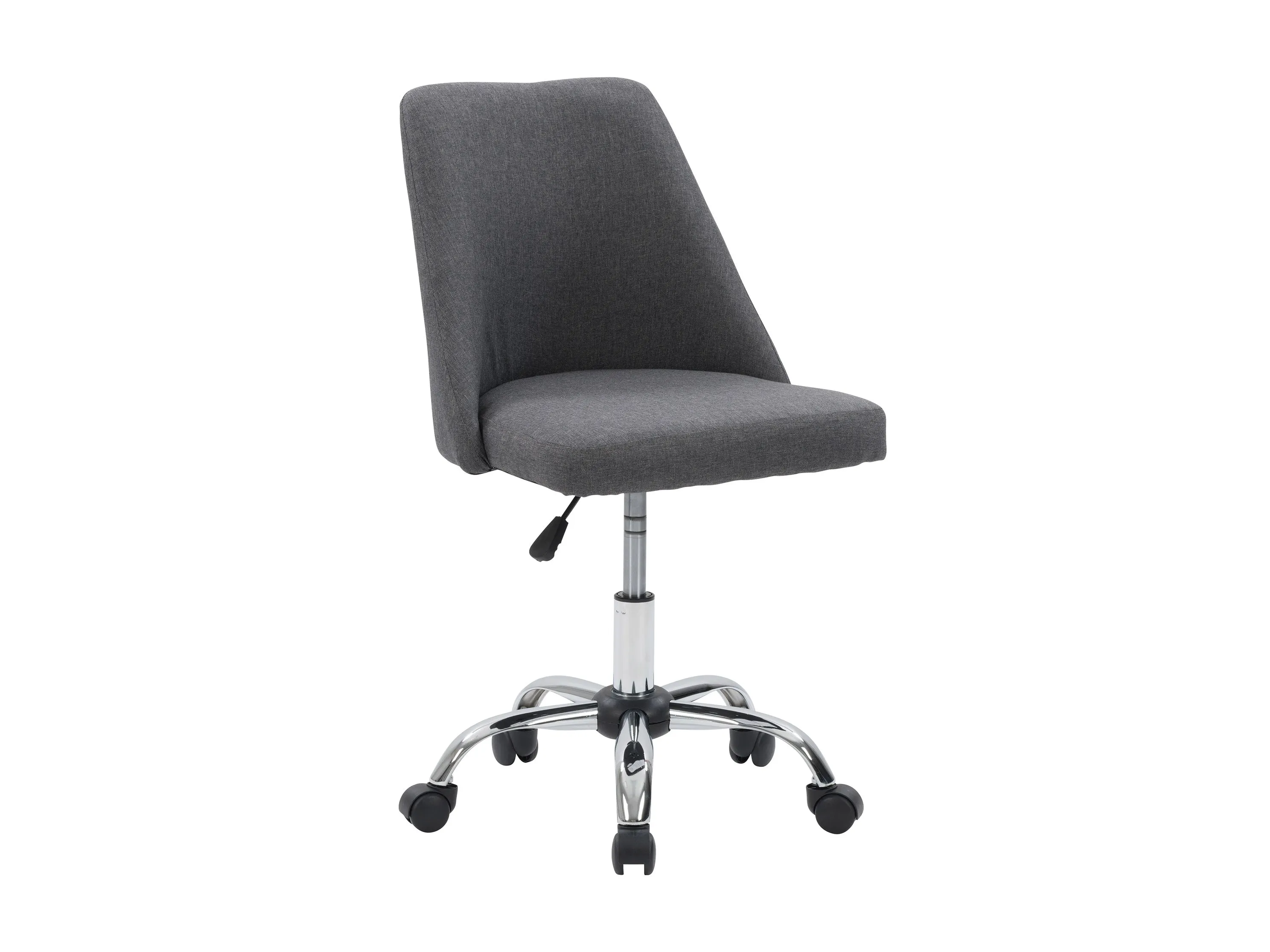 Dark Grey Armless Office Chair