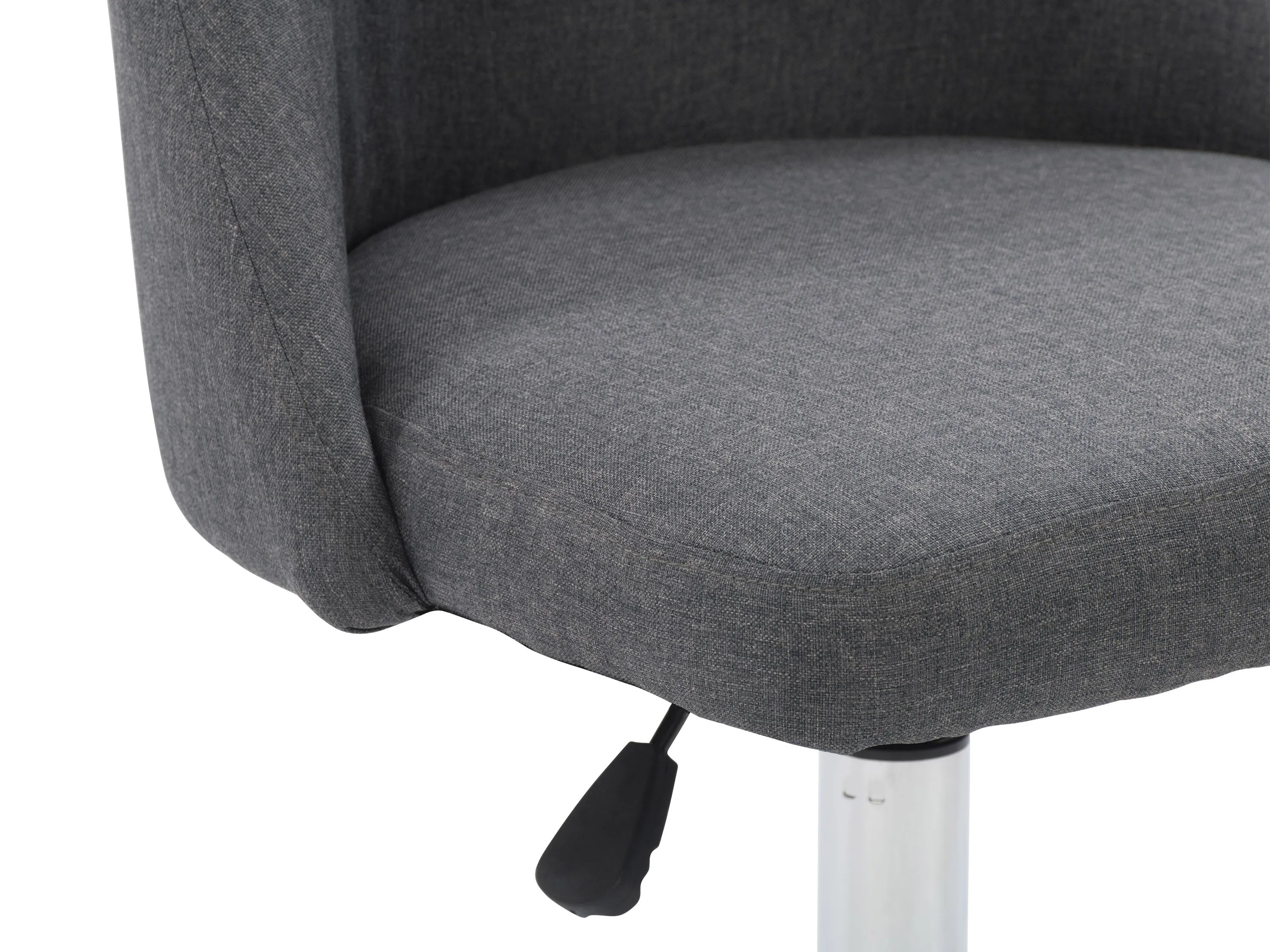 Dark Grey Armless Office Chair