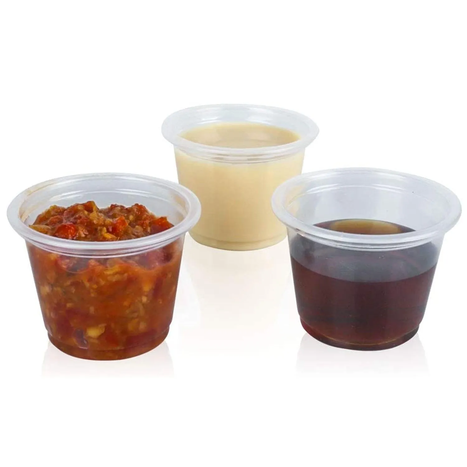 Dart Translucent Portion Container Plastic Cup 1 oz