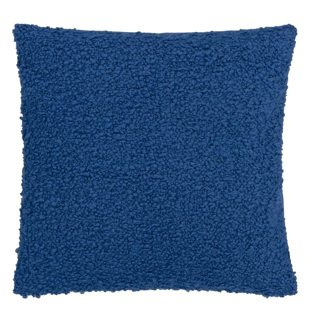 Designers Guild Cormo Cobalt Corduroy Decorative Pillow