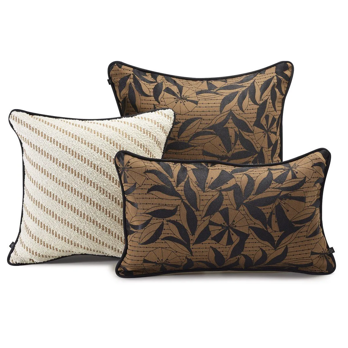 Esquisse Cumin Pillow Covers by Le Jacquard Français