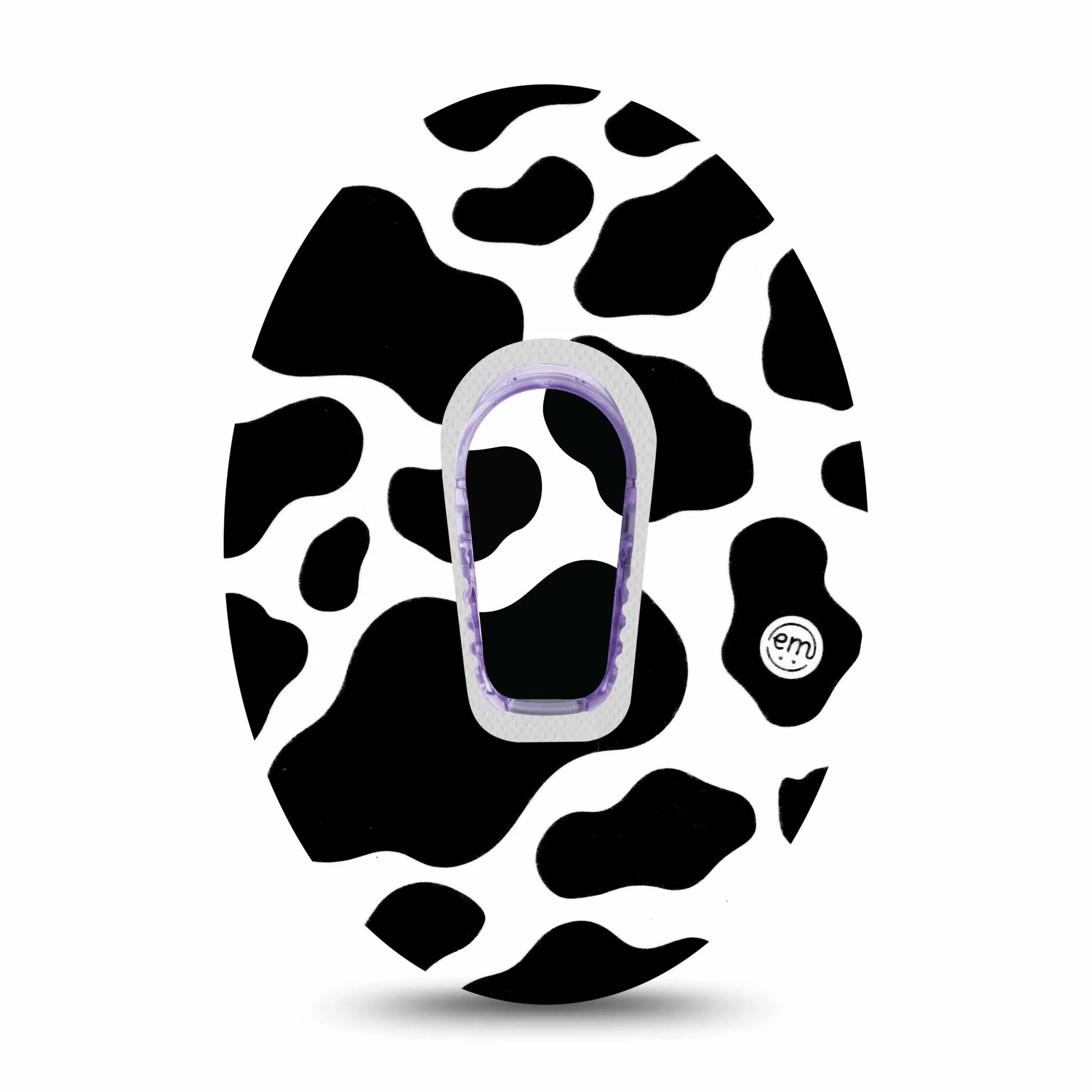 ExpressionMed Dexcom G6/One Transmitter Sticker (Cow Print)