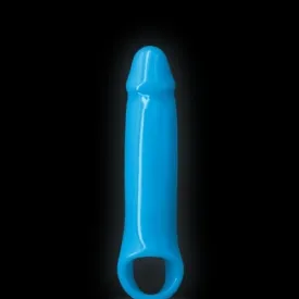 Firefly Glow in the Dark Penis Extension (Small) - Blue