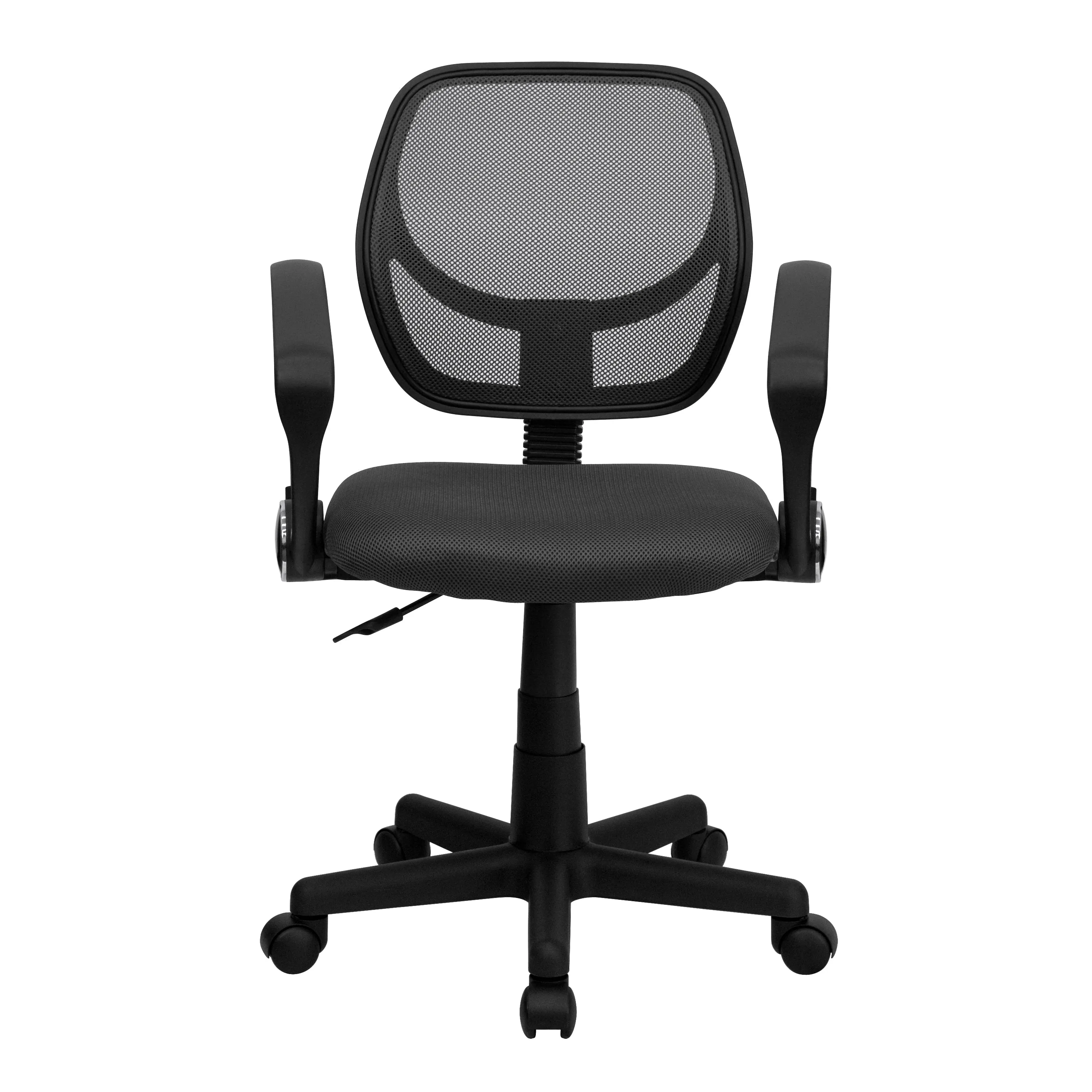 Gray Low Back Task Chair WA-3074-GY-A-GG