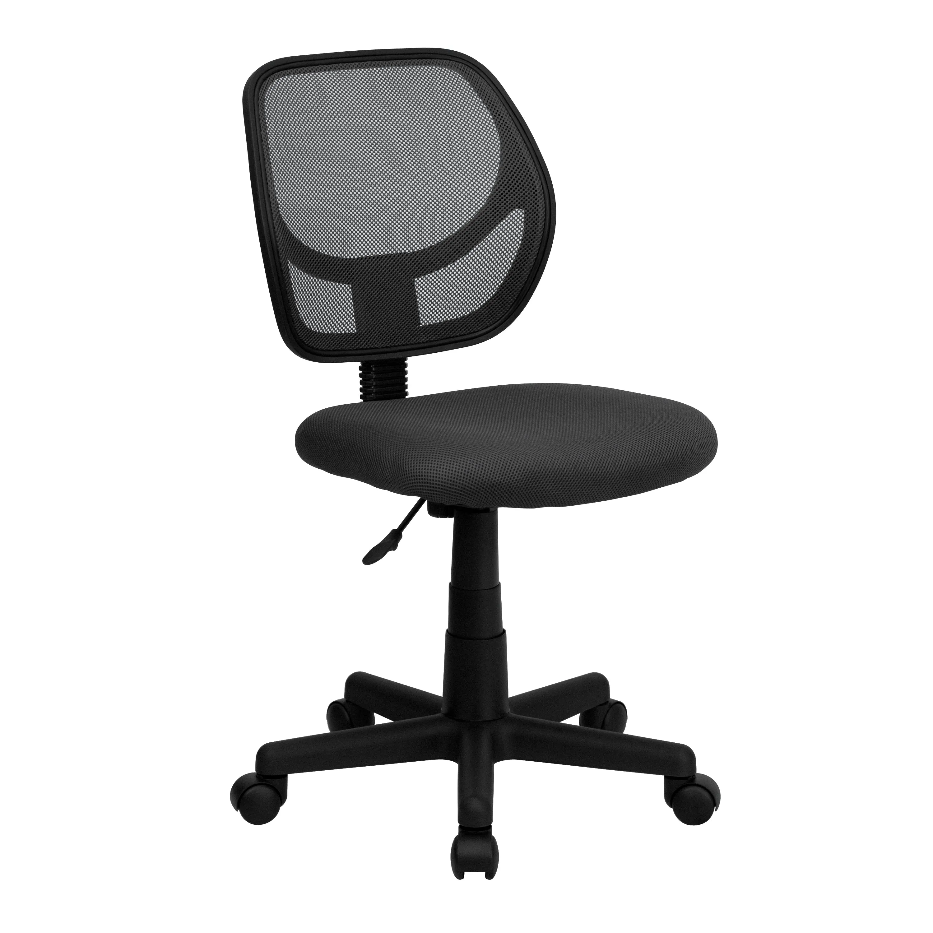 Gray Low Back Task Chair WA-3074-GY-GG