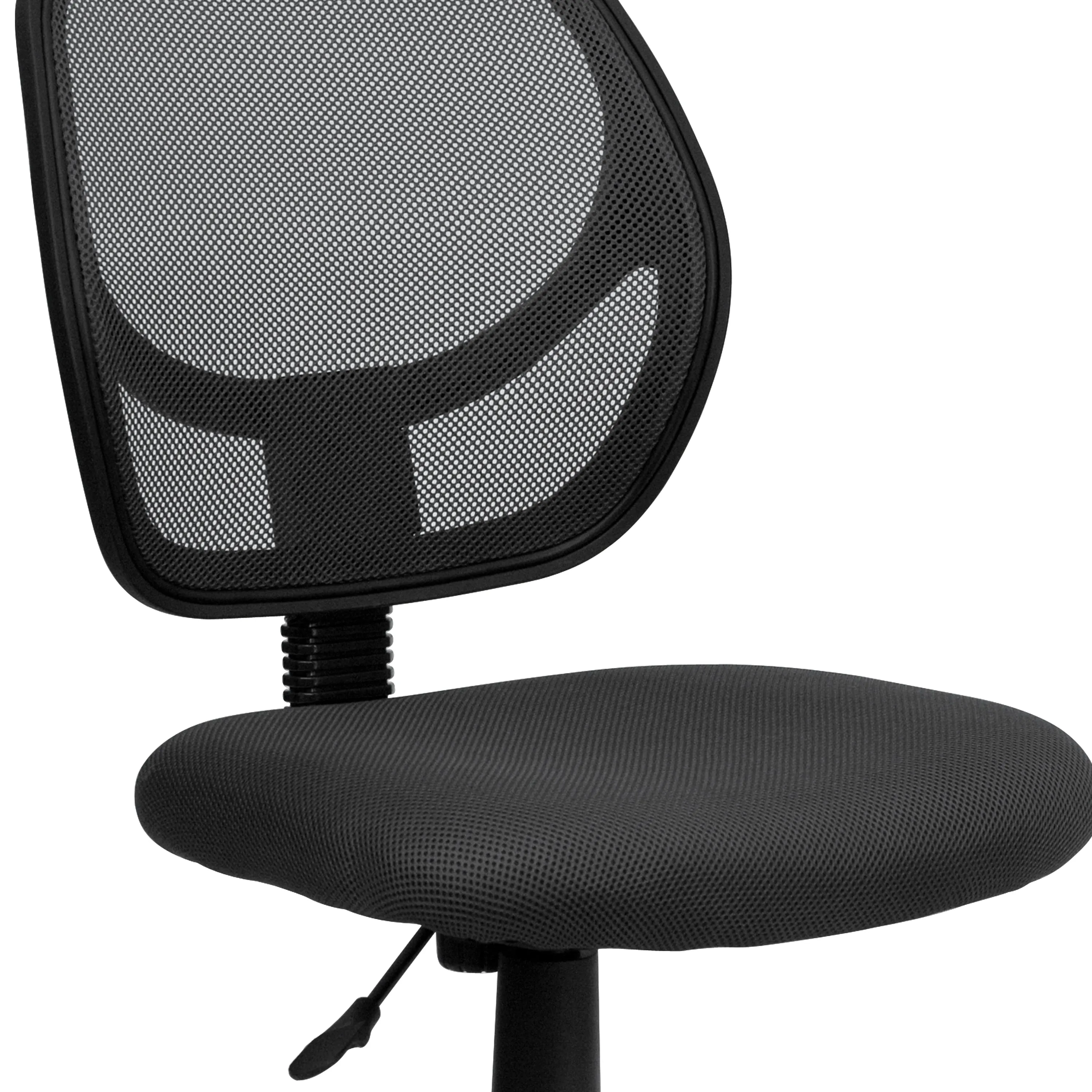 Gray Low Back Task Chair WA-3074-GY-GG