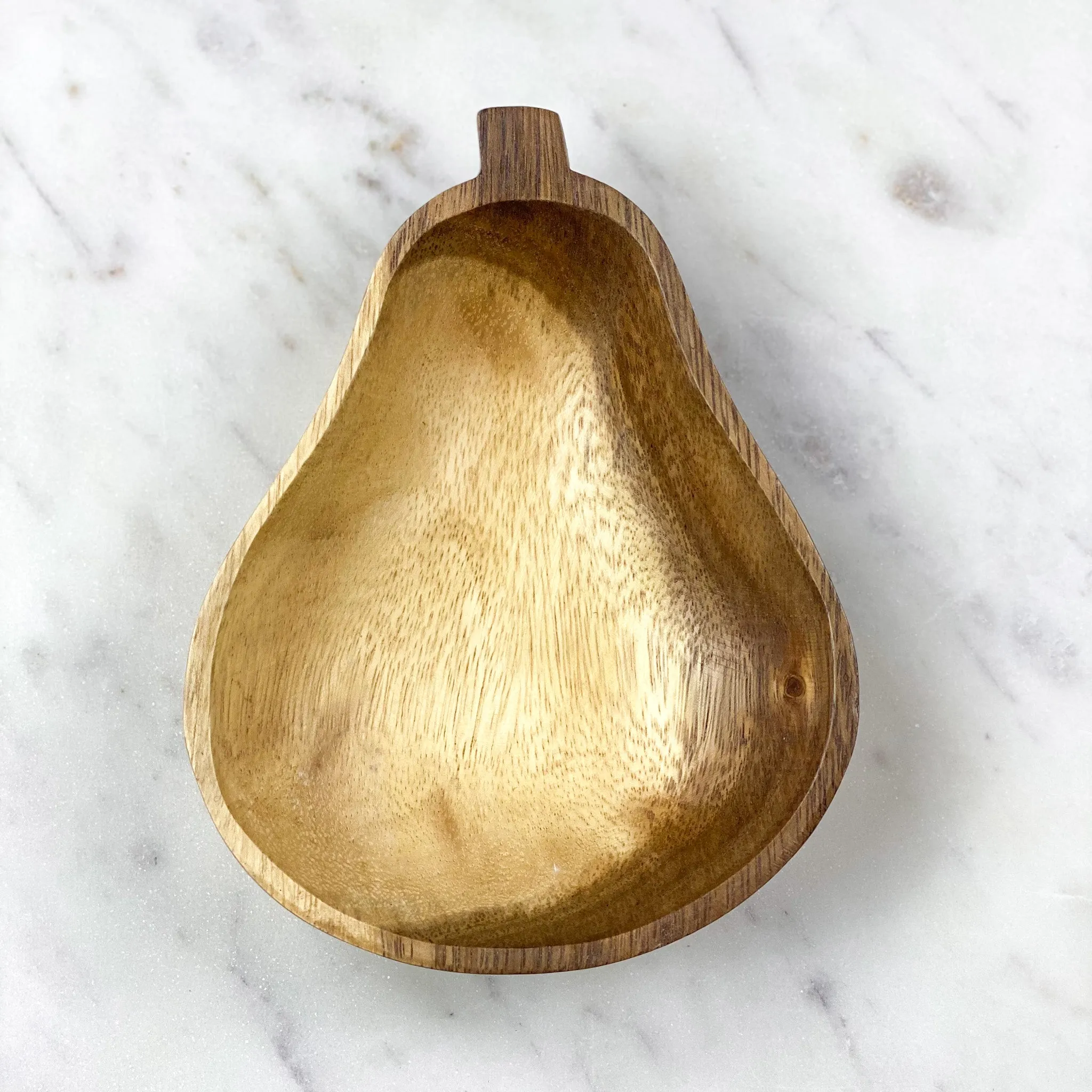 Hand Carved Acacia Wooden Fruit & Veggie Bowls