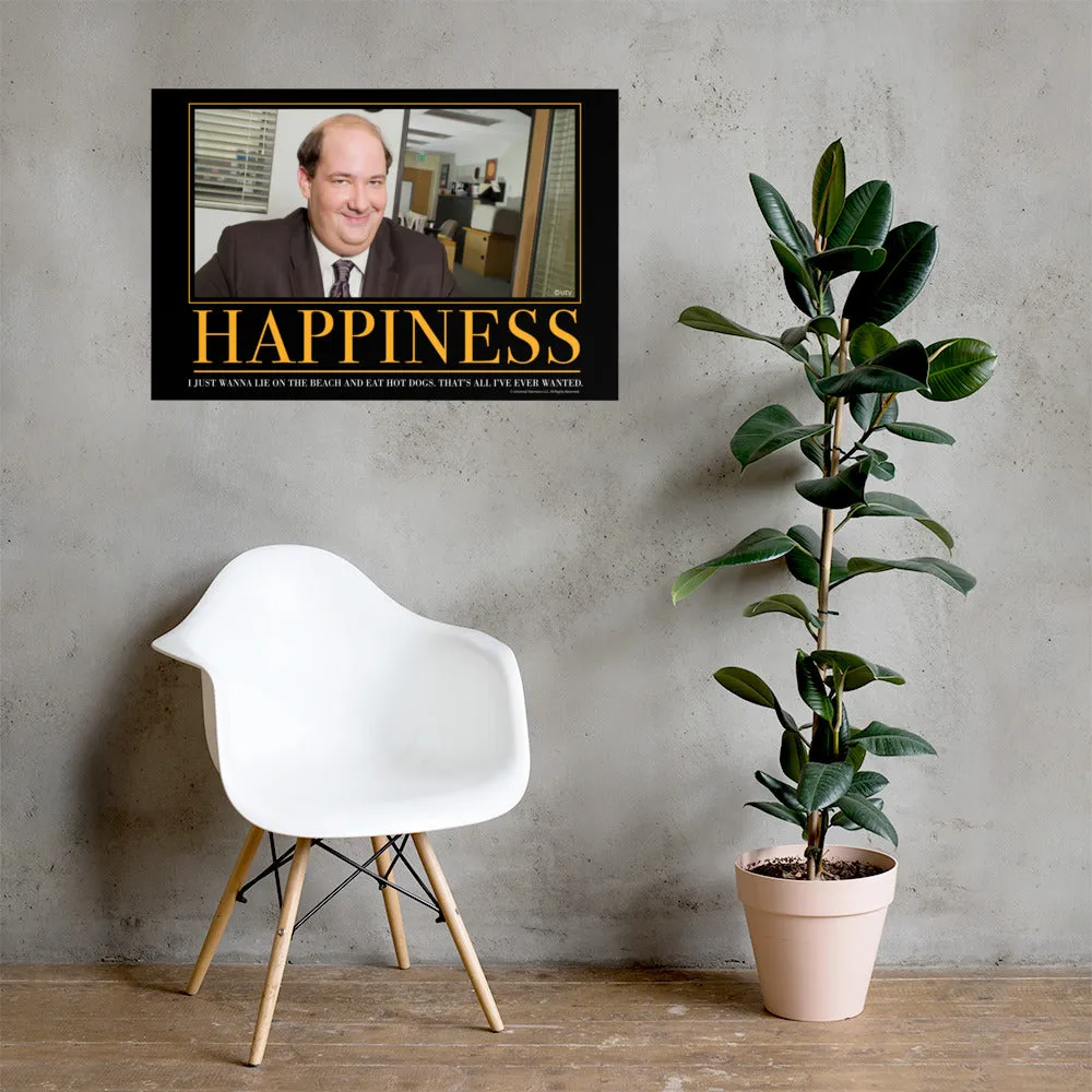 Happiness Motivational Poster