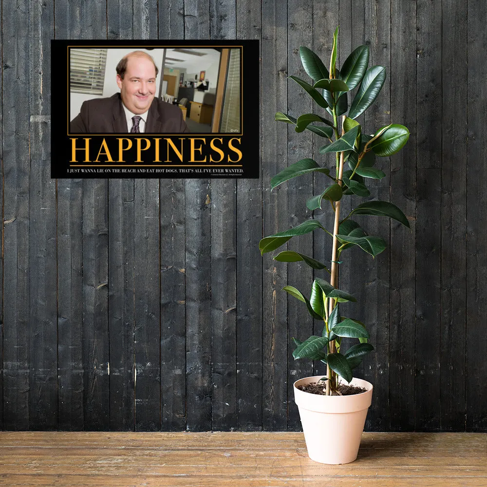 Happiness Motivational Poster