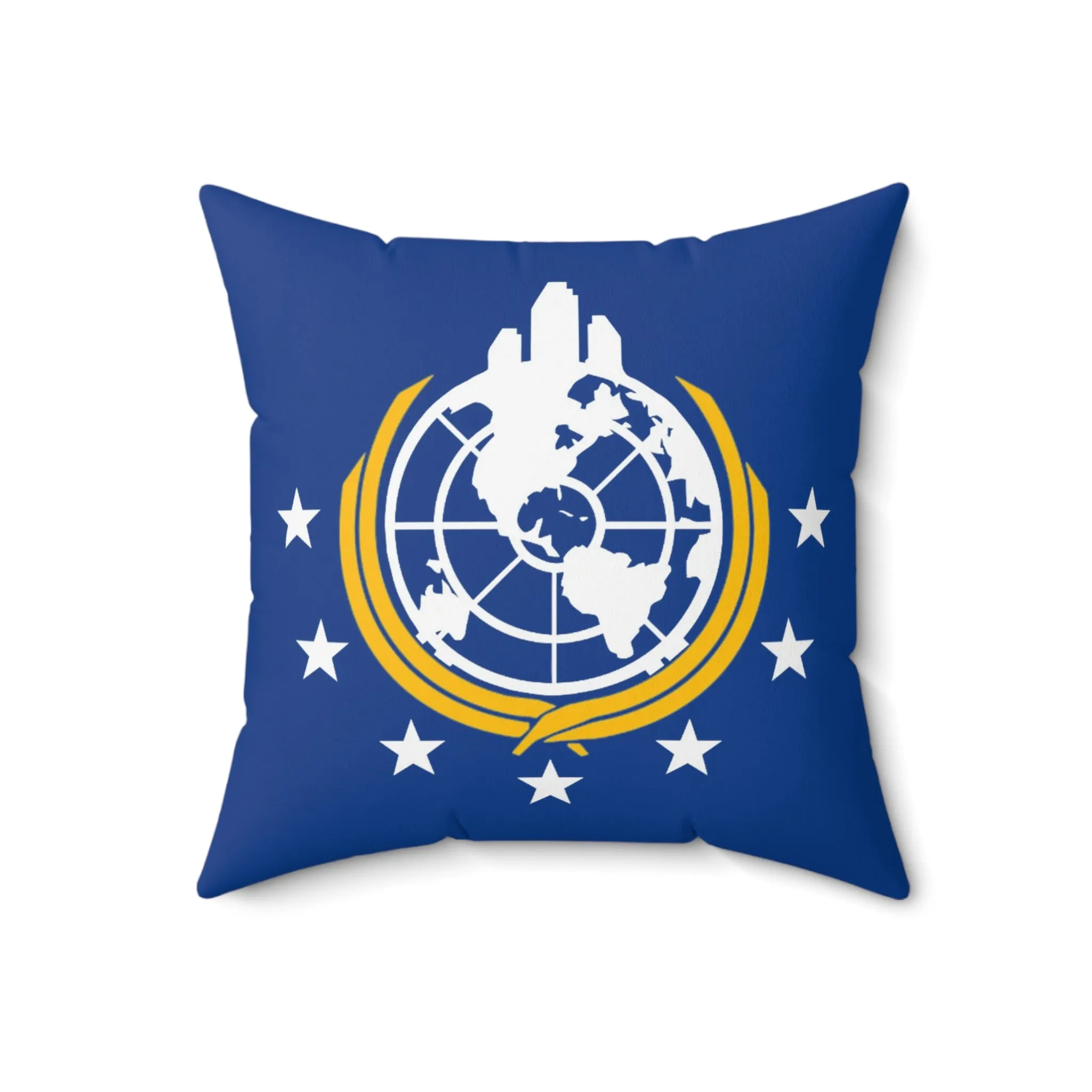 Helldivers 2 Superearth Spun Polyester Square Pillow Funny Cute Helldiver Gift For Him Her Super Earth Democracy Gifts Birthday Christmas