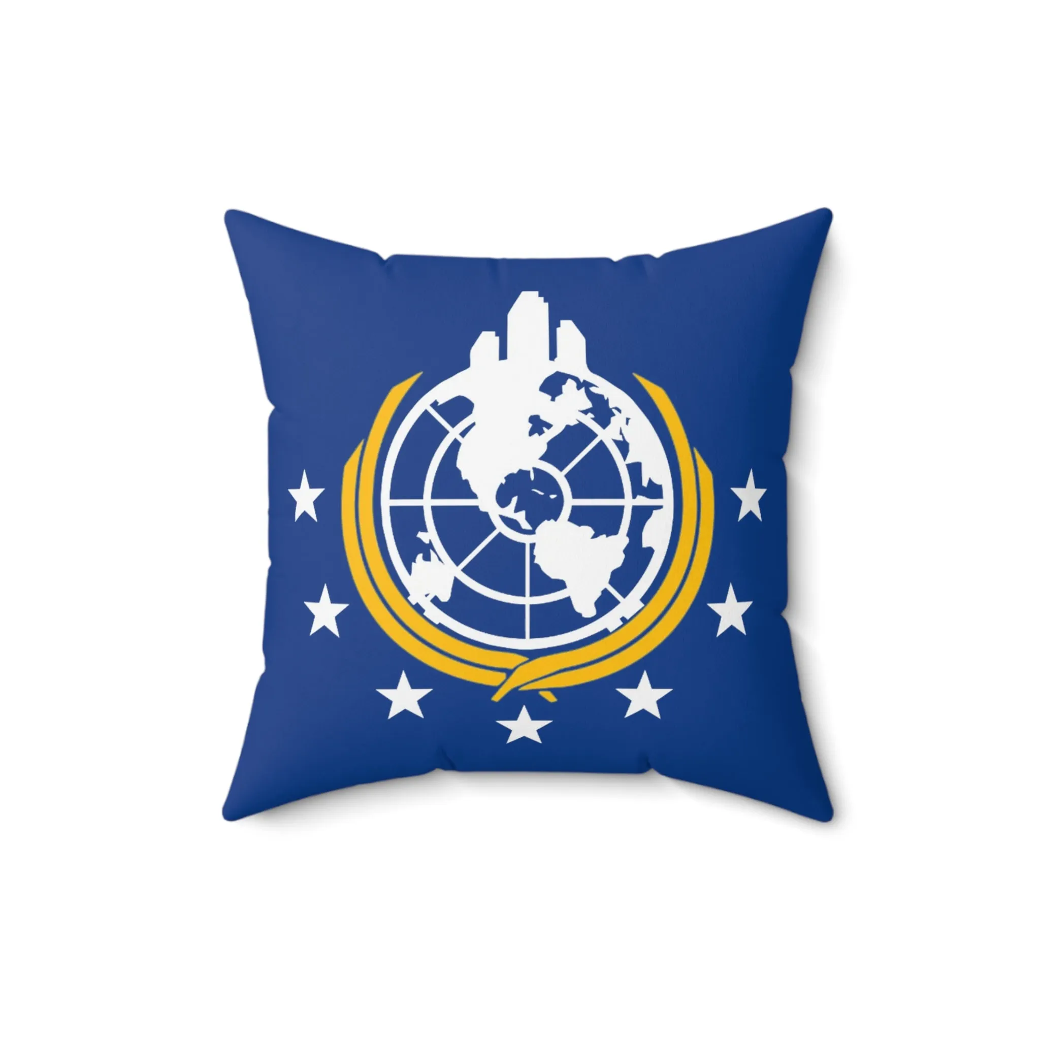 Helldivers 2 Superearth Spun Polyester Square Pillow Funny Cute Helldiver Gift For Him Her Super Earth Democracy Gifts Birthday Christmas