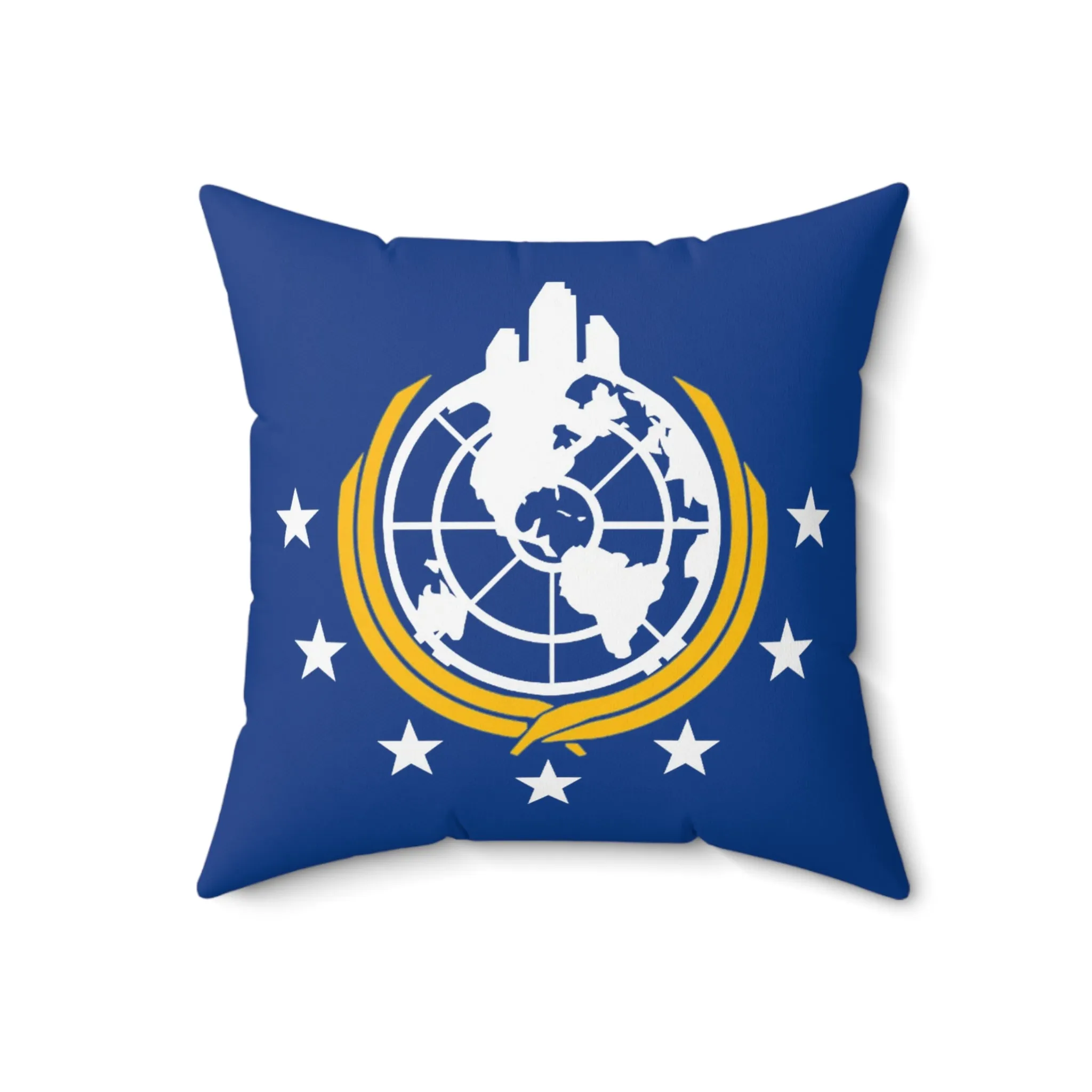 Helldivers 2 Superearth Spun Polyester Square Pillow Funny Cute Helldiver Gift For Him Her Super Earth Democracy Gifts Birthday Christmas