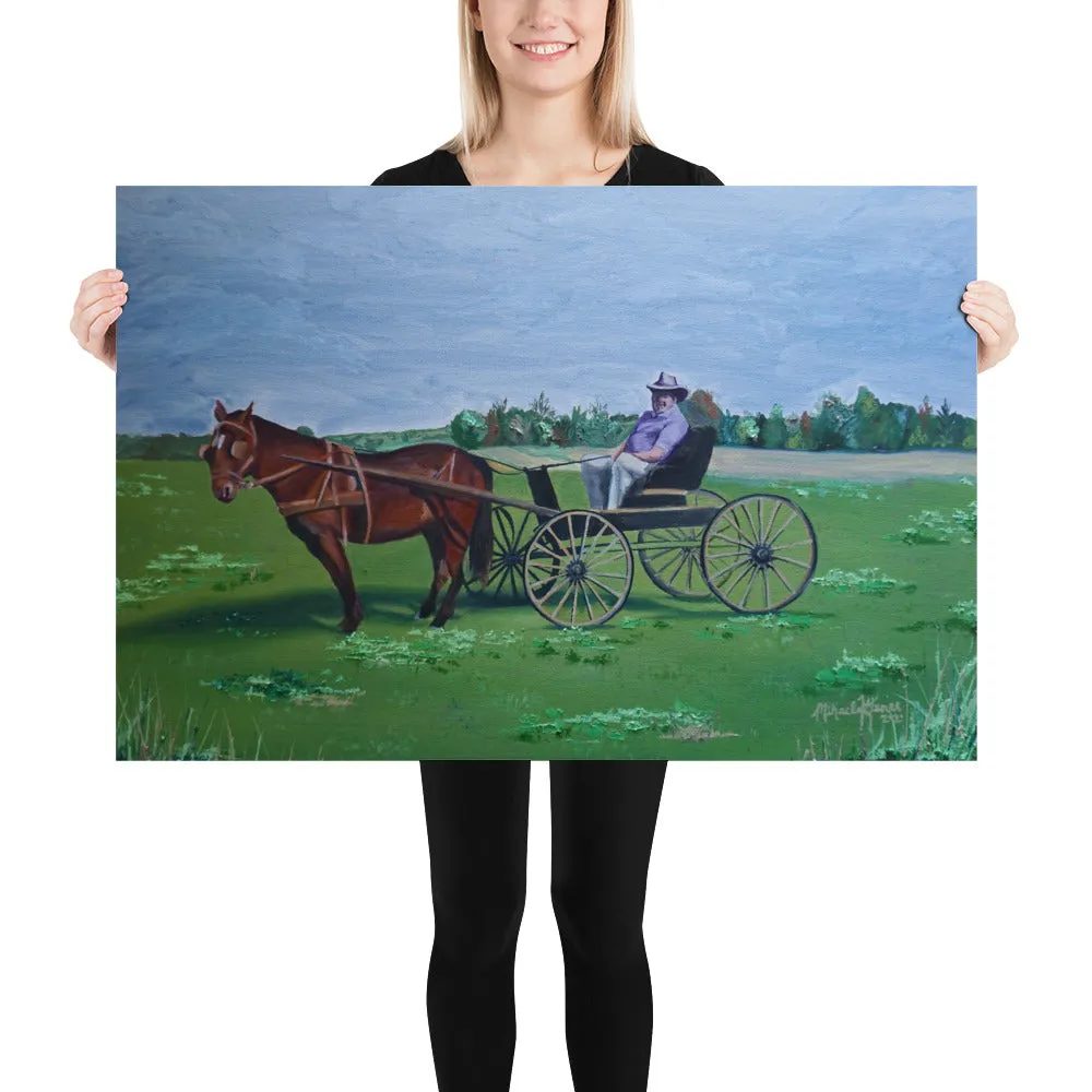 Horse and Carriage Poster Print