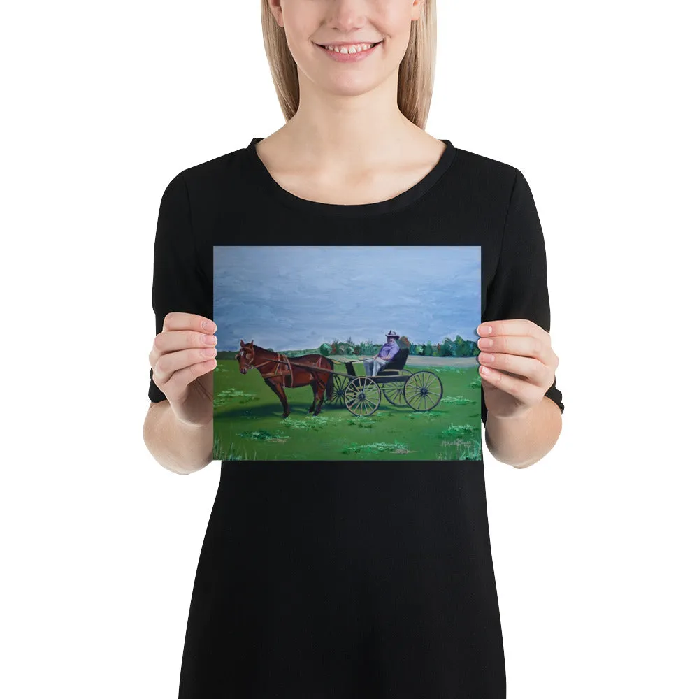 Horse and Carriage Poster Print